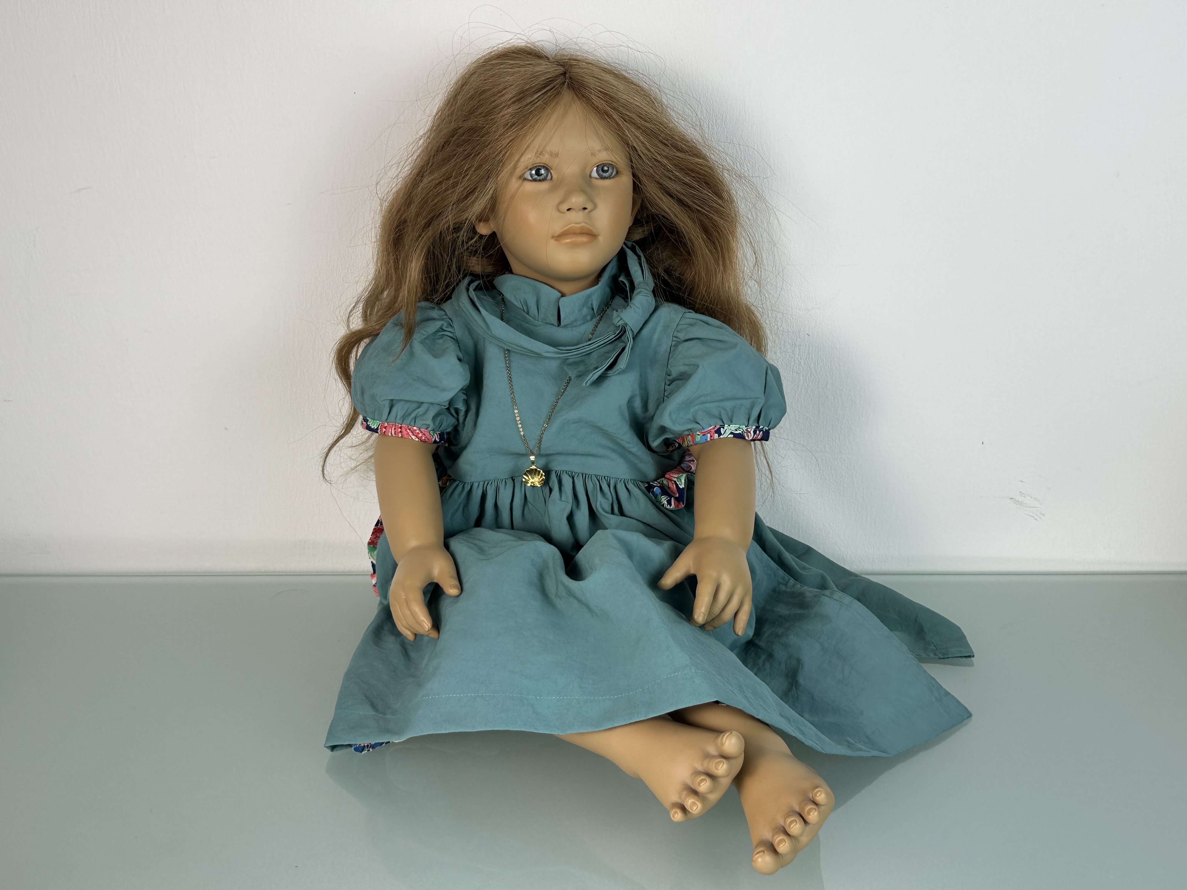 Künstlerpuppe Annette Himstedt Puppe Adrienne 63 cm. Top Zustand