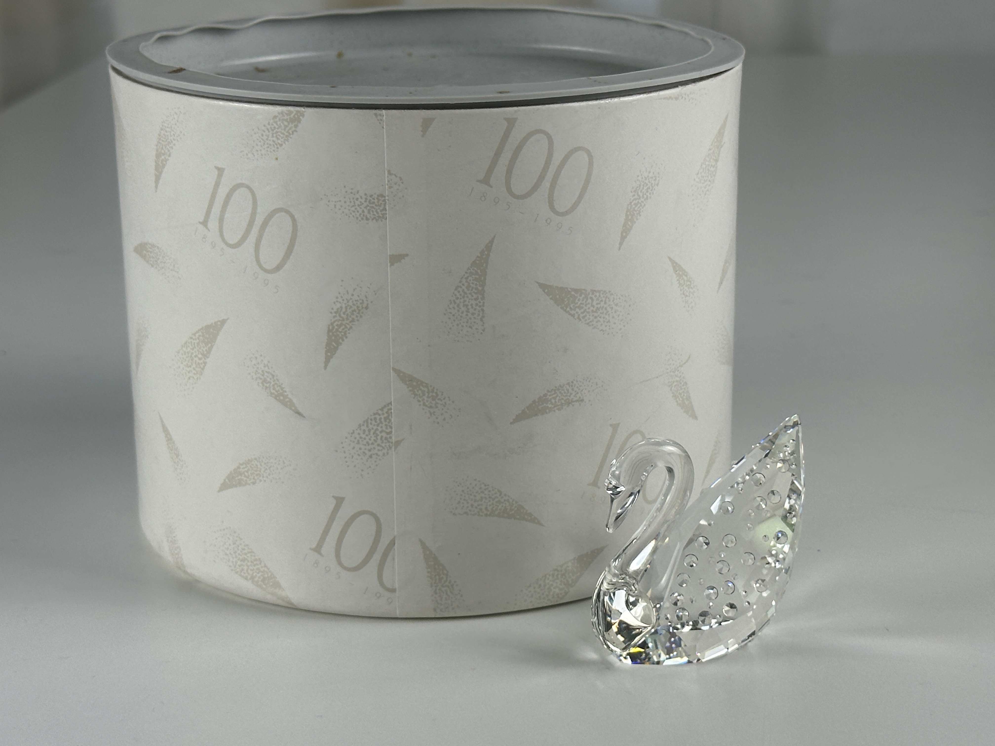 Swarovski Figur 187407 Scs Schwan 5 cm. Ovp in Top Zustand