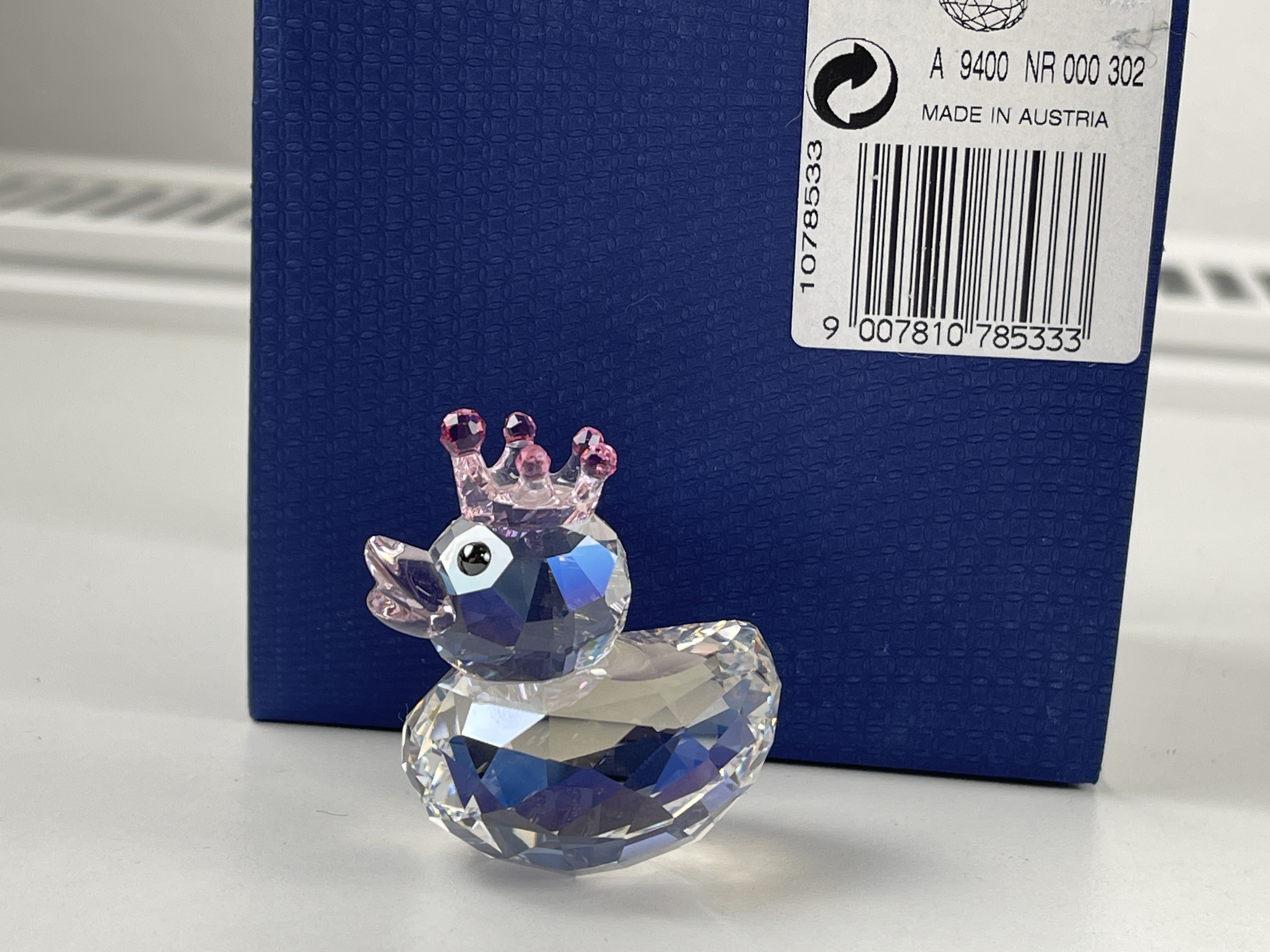 Swarovski Figur 1078533 Happy Duck Junge Prinz 4,4 cm Ovp Zertifikat Top Zustand