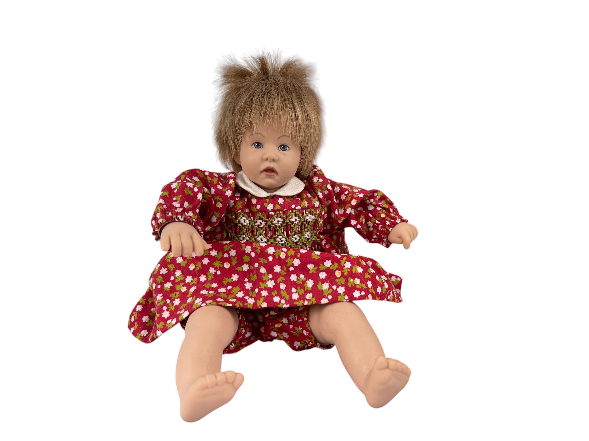 Künstlerpuppe Sigikid Vinyl Puppe 22 cm. Zustand siehe Fotos 