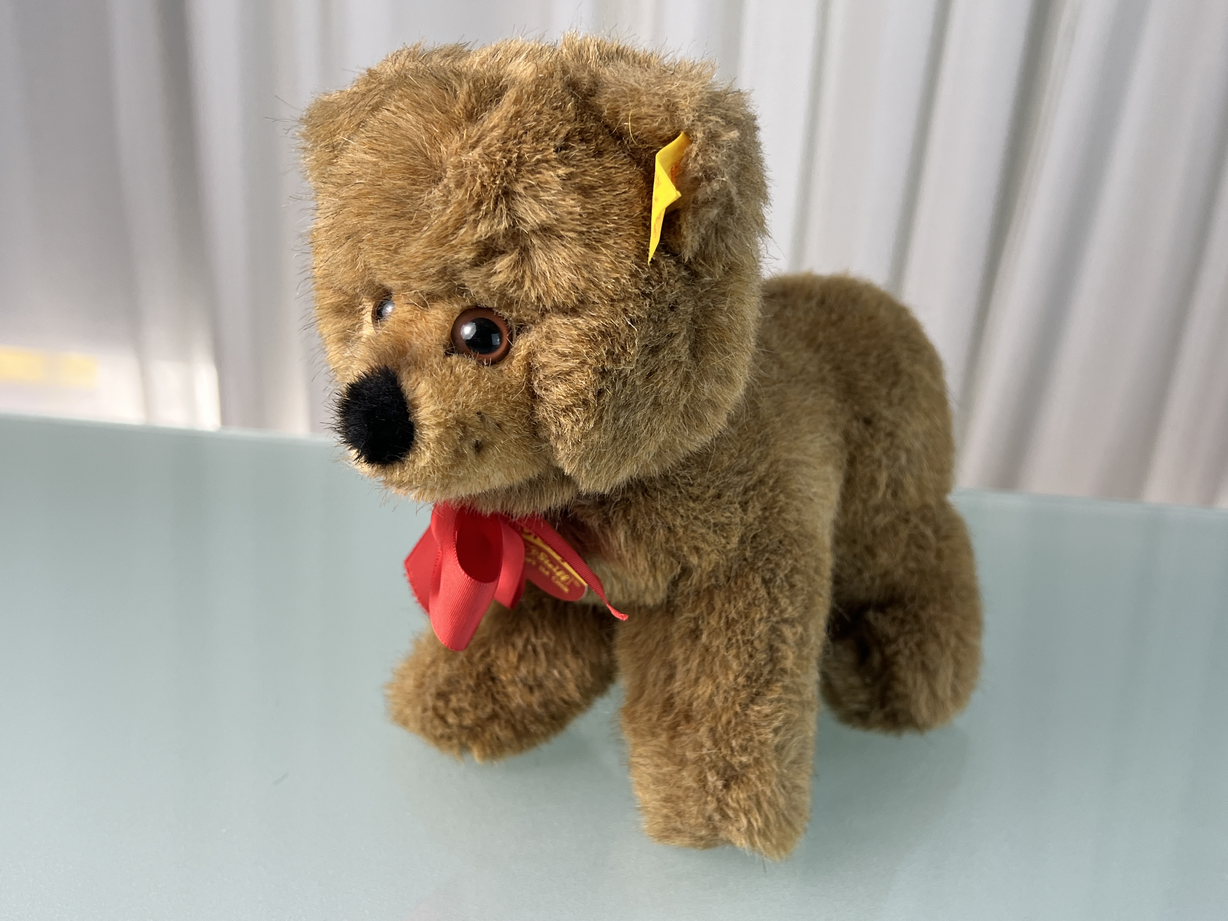 Steiff Tier 081255 Teddybär 19 x 22 cm. Top Zustand 