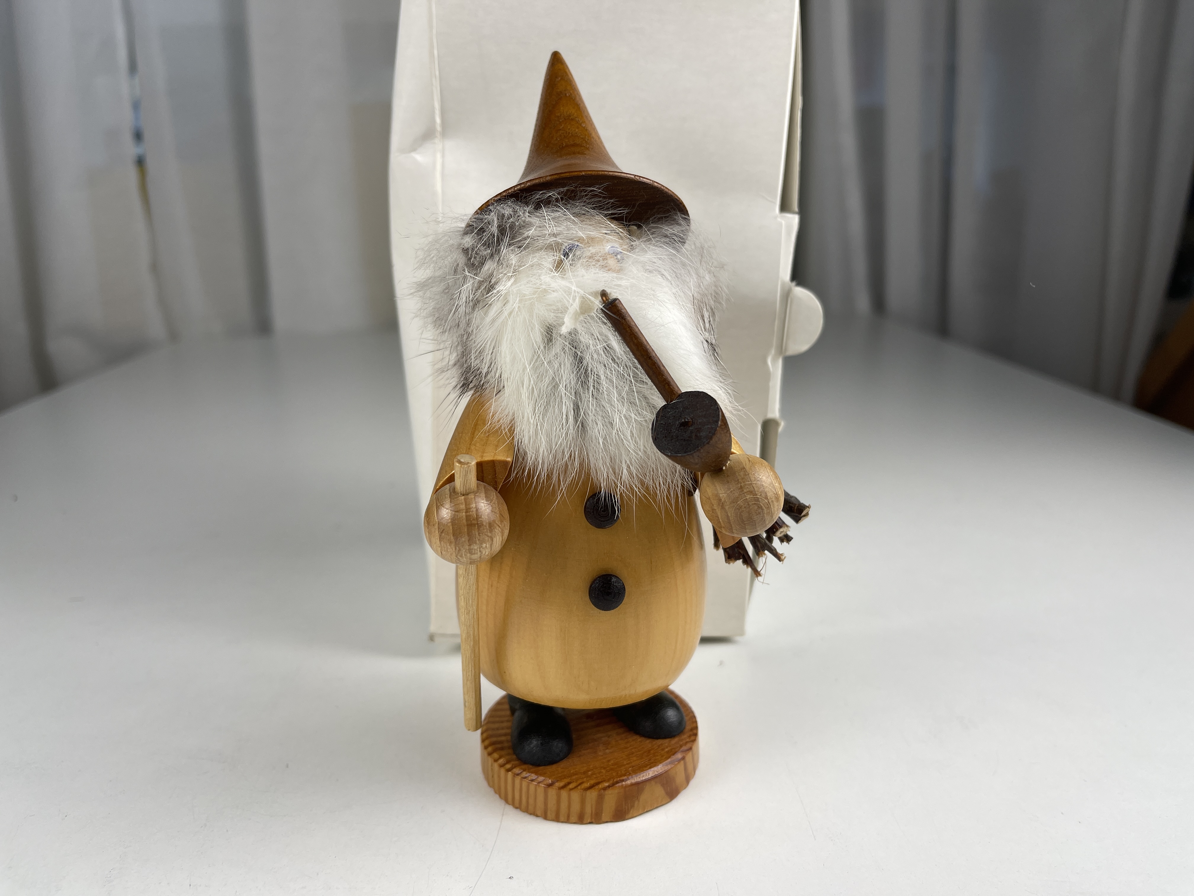 Erzgebirge Figur Räuchermann Holzfigur 18 cm. Top Zustand   