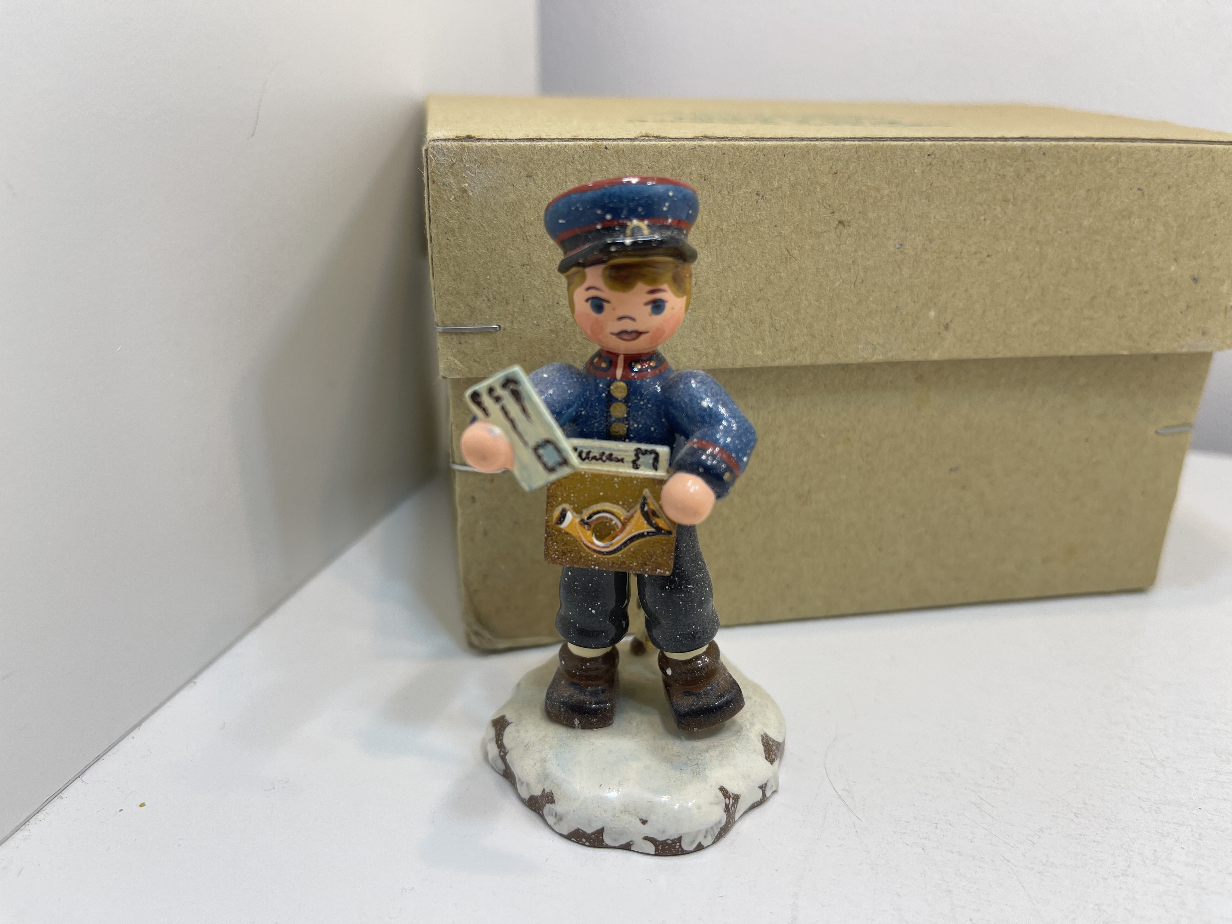Erzgebirge Sammler Figur Hubrig 8 cm + OVP. Top Zustand