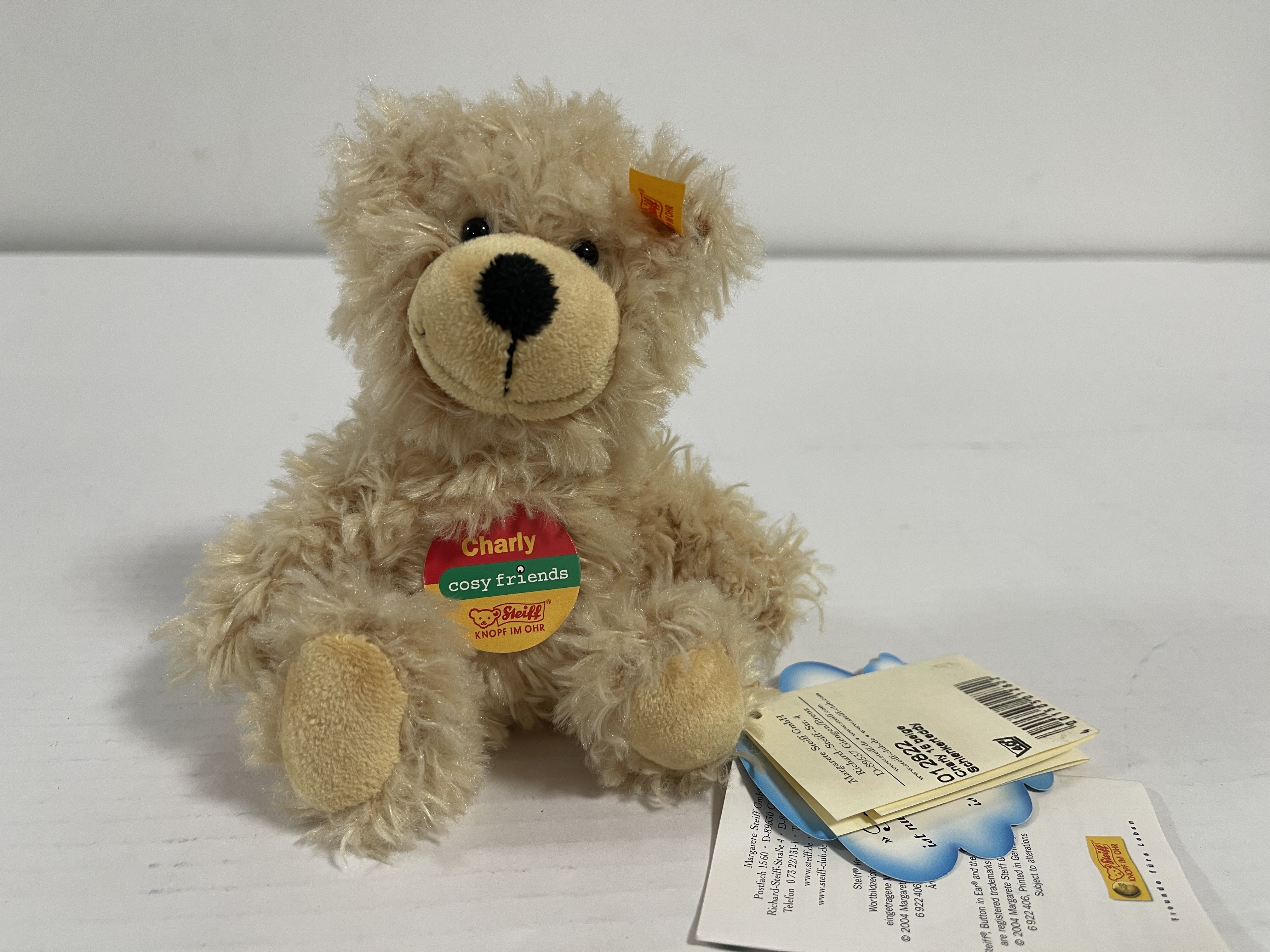 Steiff Tier Teddy Bär 012822 Charly 16 cm. Top Zustand 