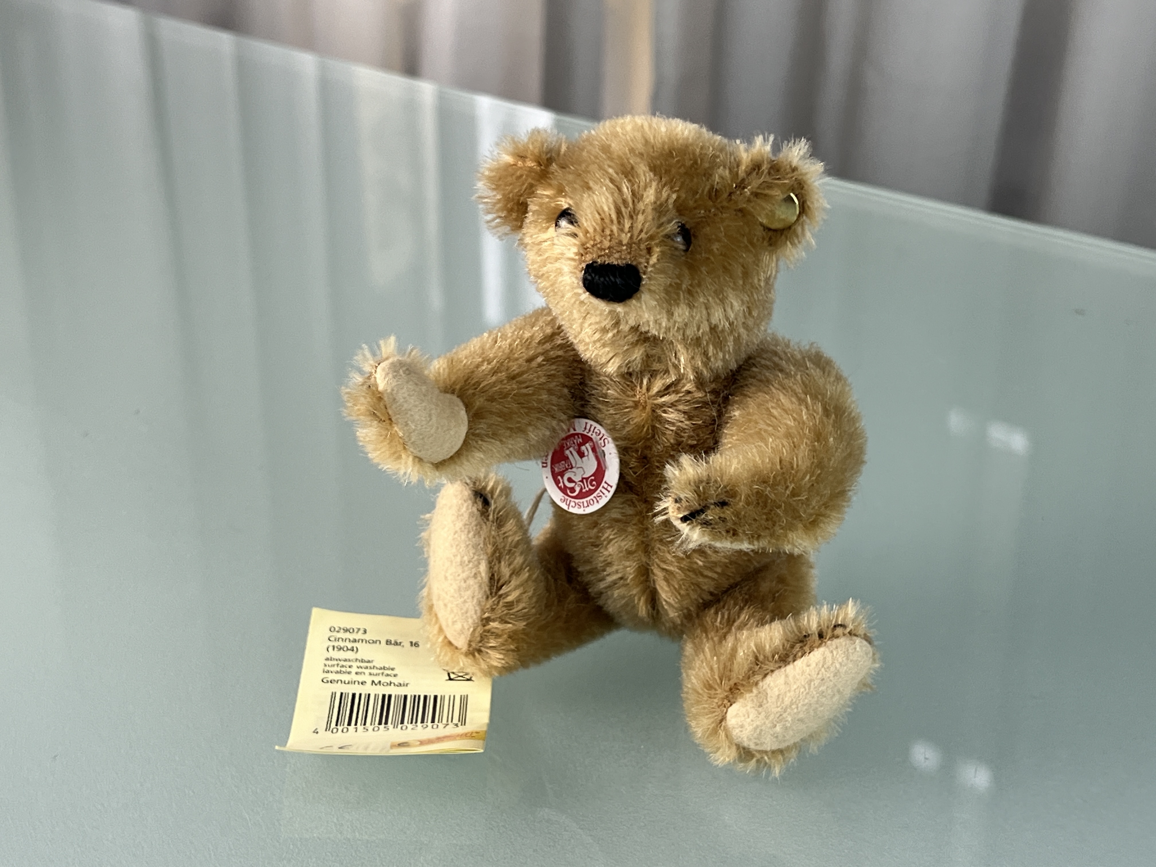 Steiff Tier TeddyBär 029073 Cinnamon Bär 16 cm. Top Zustand