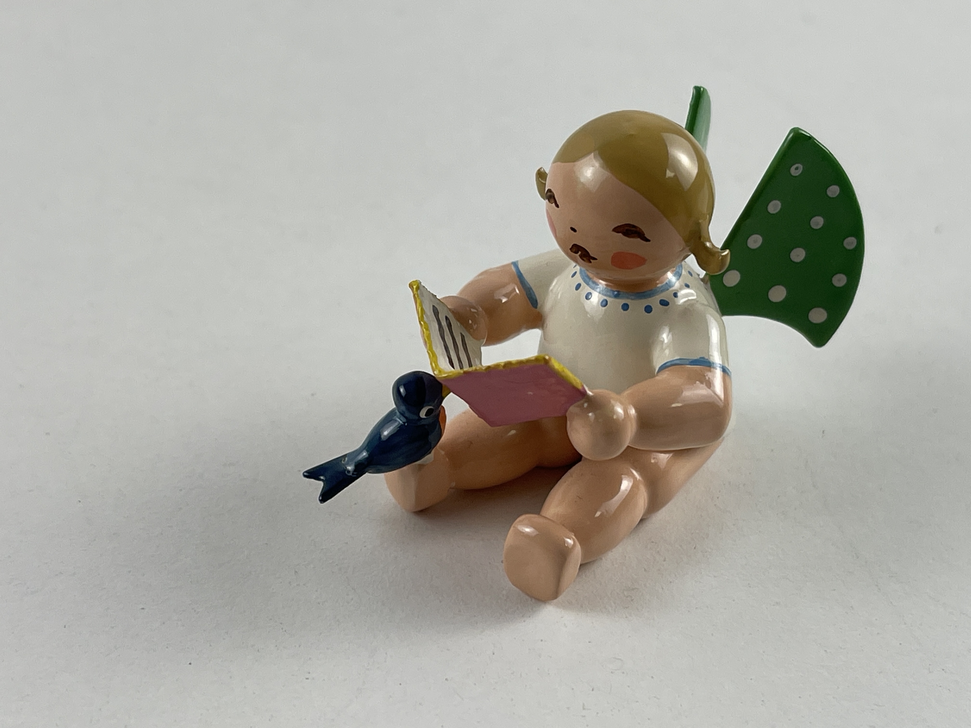 Wendt und Kühn Erzgebirge Figur Engel 4 cm. Top Zustand   