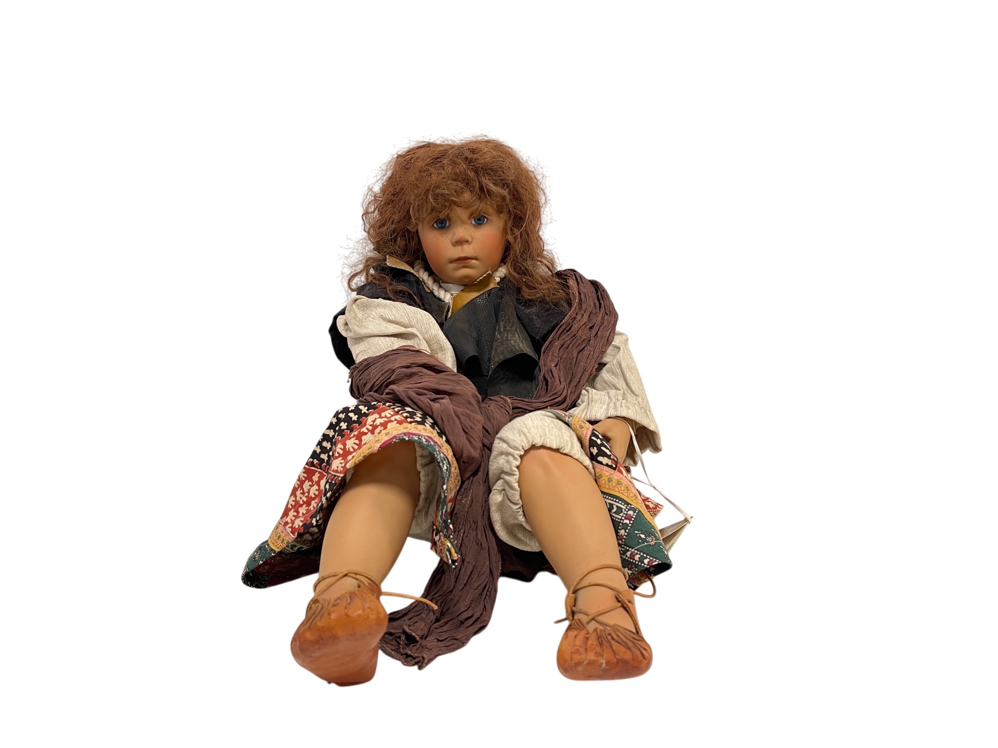 Künstlerpuppe Sammler Porzellan Puppe 47 cm. Zustand siehe Fotos  