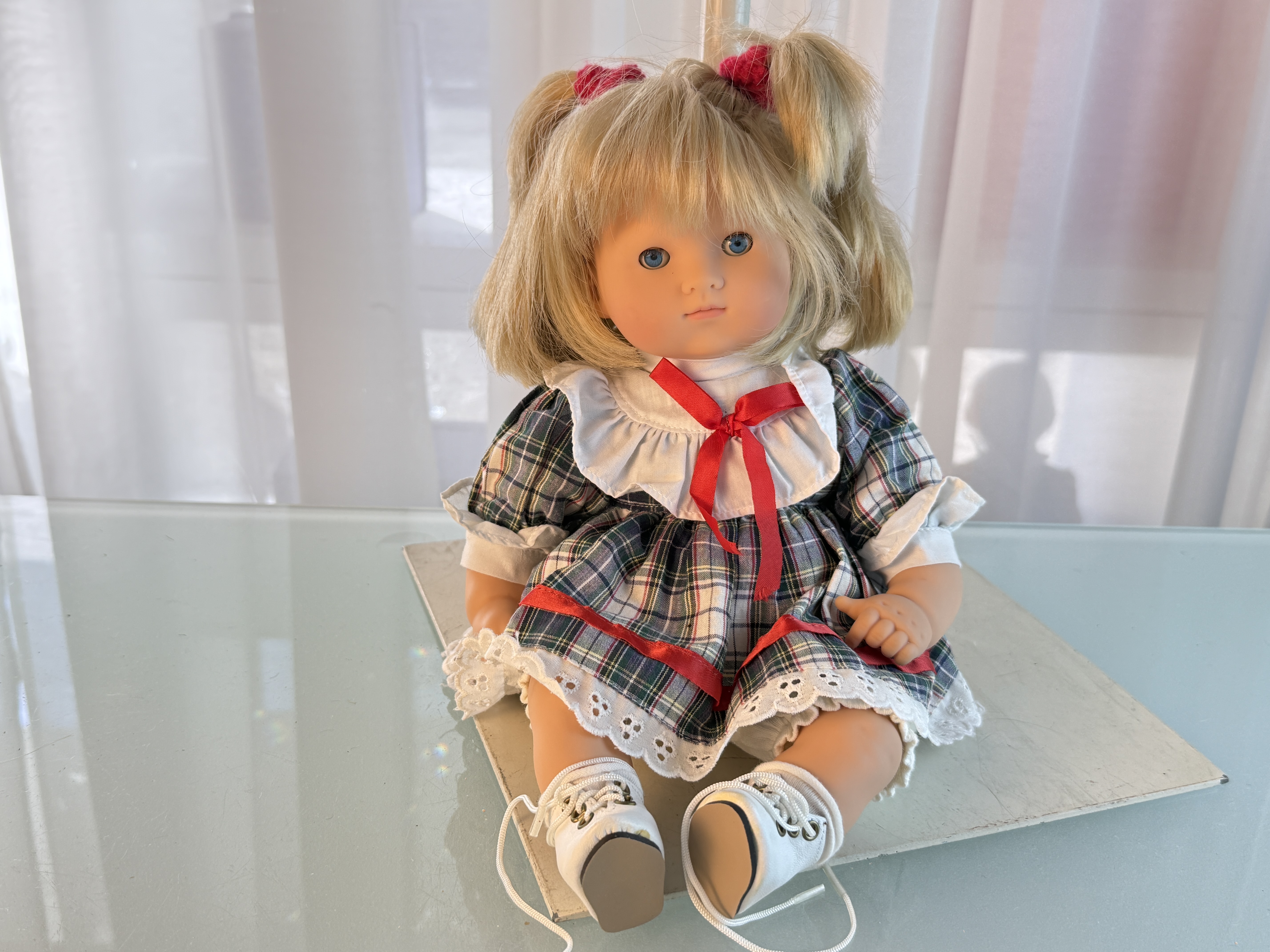 Künstlerpuppe Sammler Götz Vinyl Puppe 34 cm Zustand Siehe Foto 