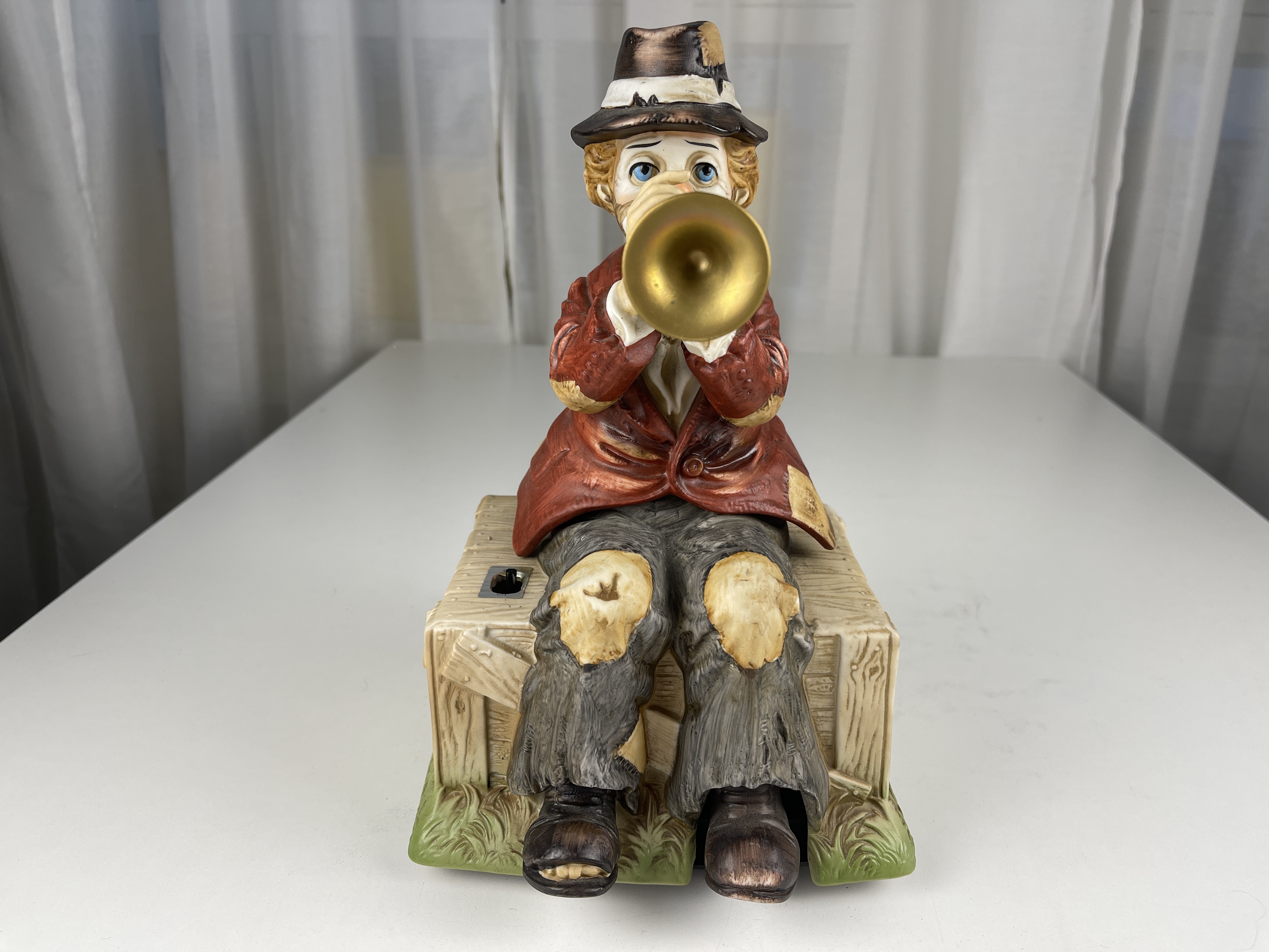 WACO Clown Willie Spieluhr Figur 30 cm. 1 Wahl - Top Zustand 