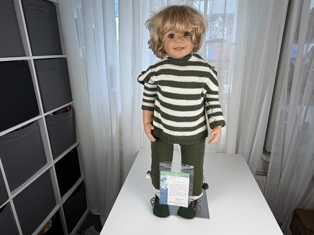 Künstlerpuppe Puppe Monika Peter Leicht Vinyl Puppe 88 cm. Top Zustand  Künstlerpuppe Puppe Monika Peter Leicht Vinyl Puppe 88 cm. Top Zustand