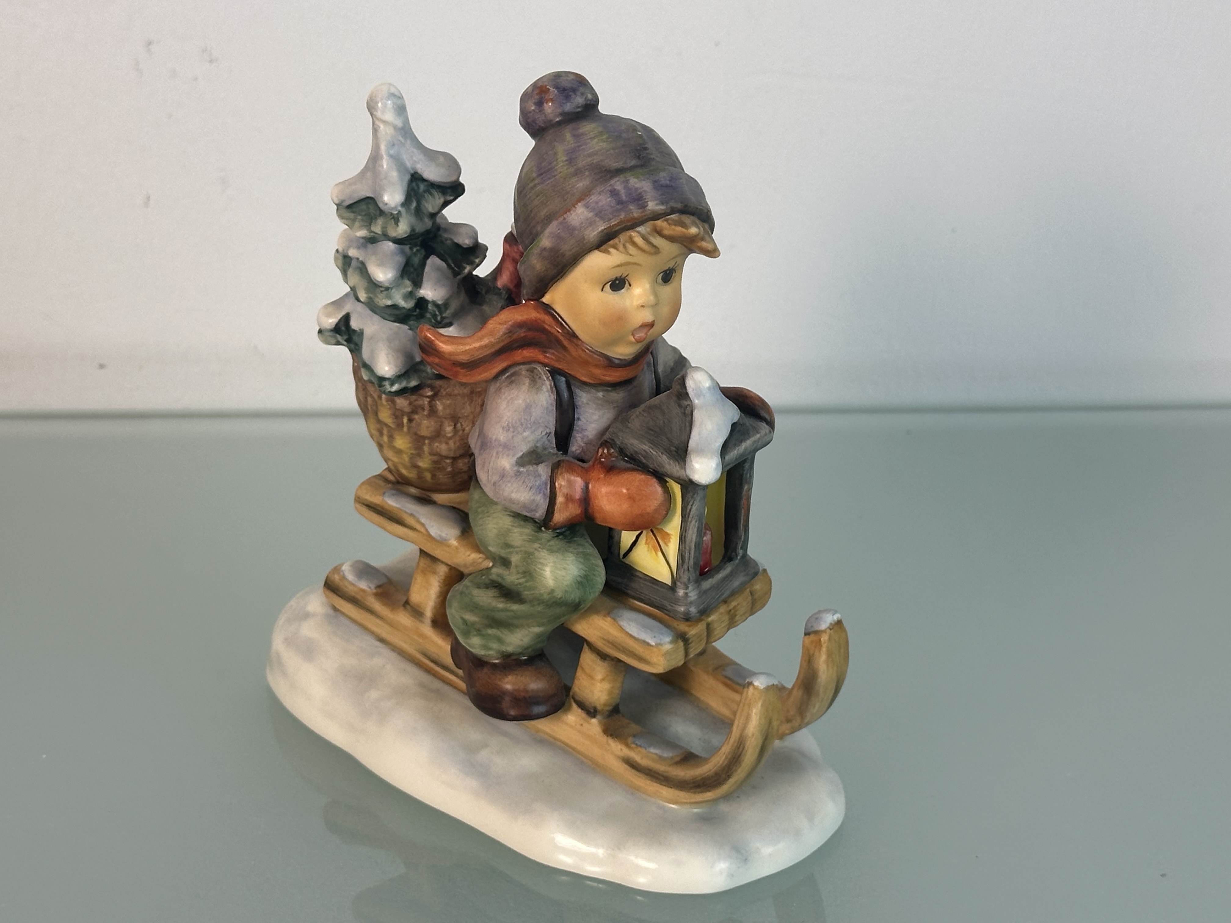 Hummel Figur 396/I Fahrt in die Weihnacht 15 cm. 2 Wahl. Top Zustand