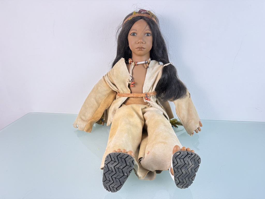 Annette Himstedt Puppe Pancho 70 cm. Top Zustand 