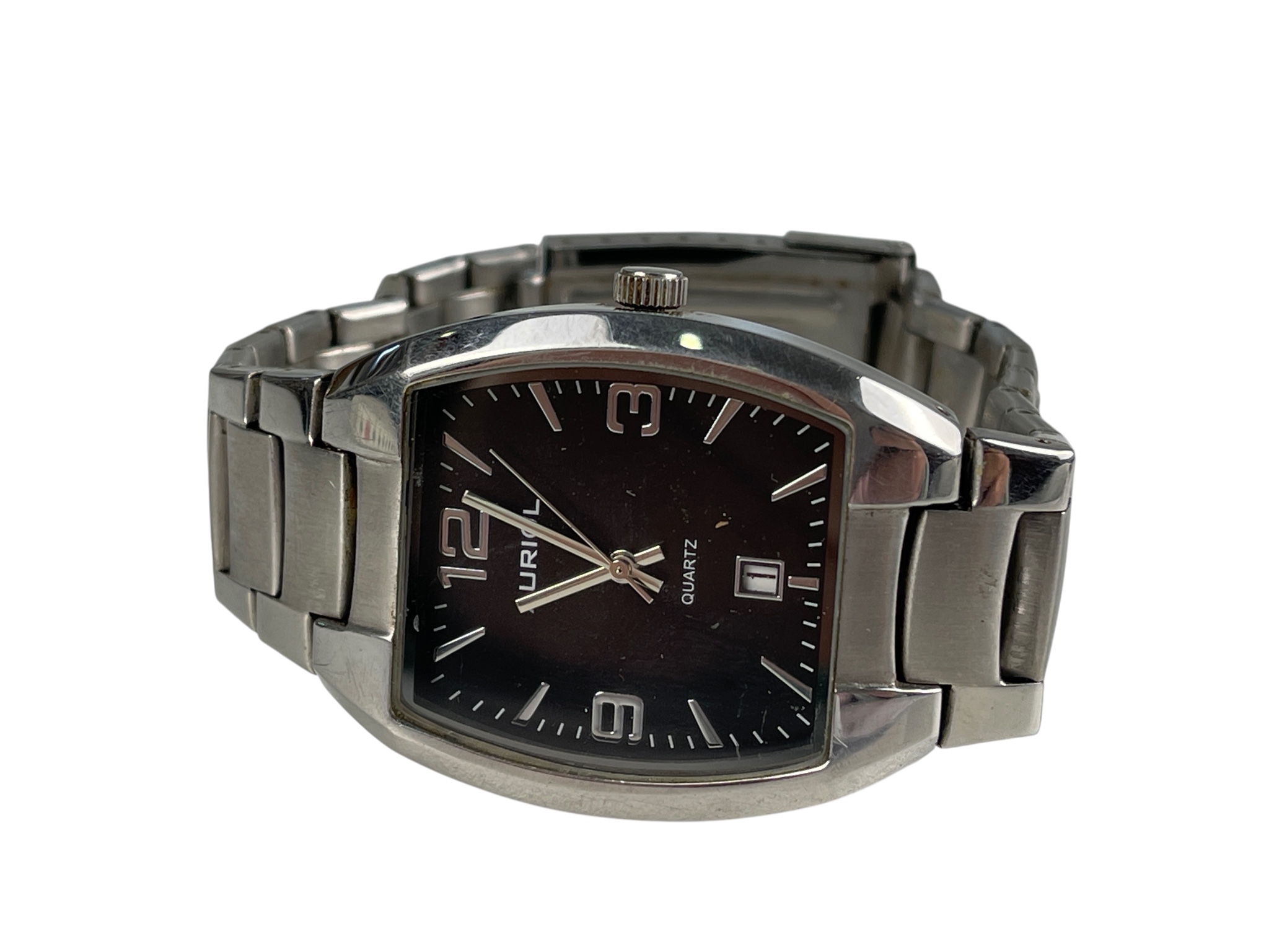 Herren Armbanduhr Quarz   - Zustand siehe Fotos   