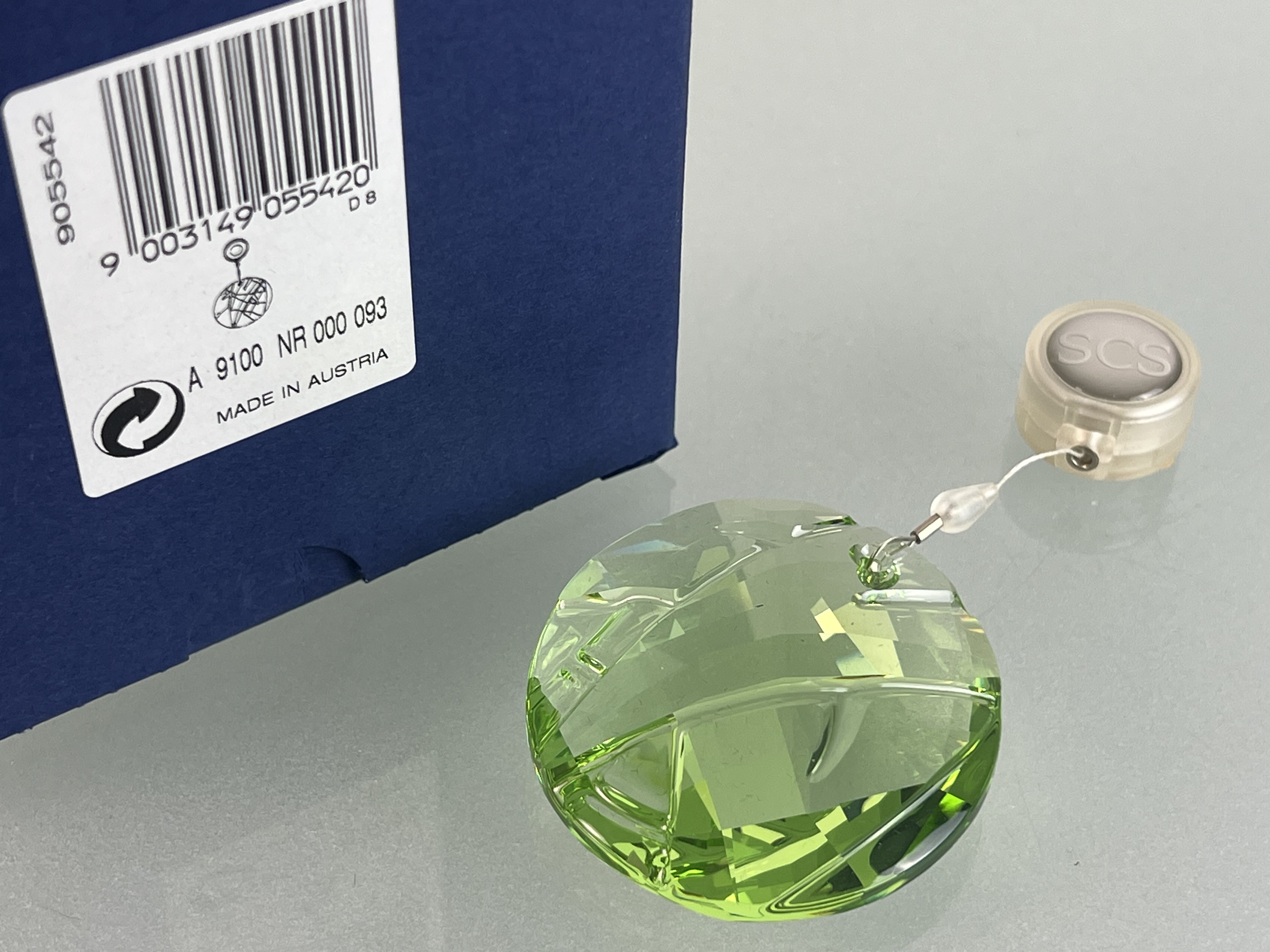  Swarovski Figur 905542 Fenster - Ornament Grün 5 cm. Mit OVP + Zertifikat. Top Zustand