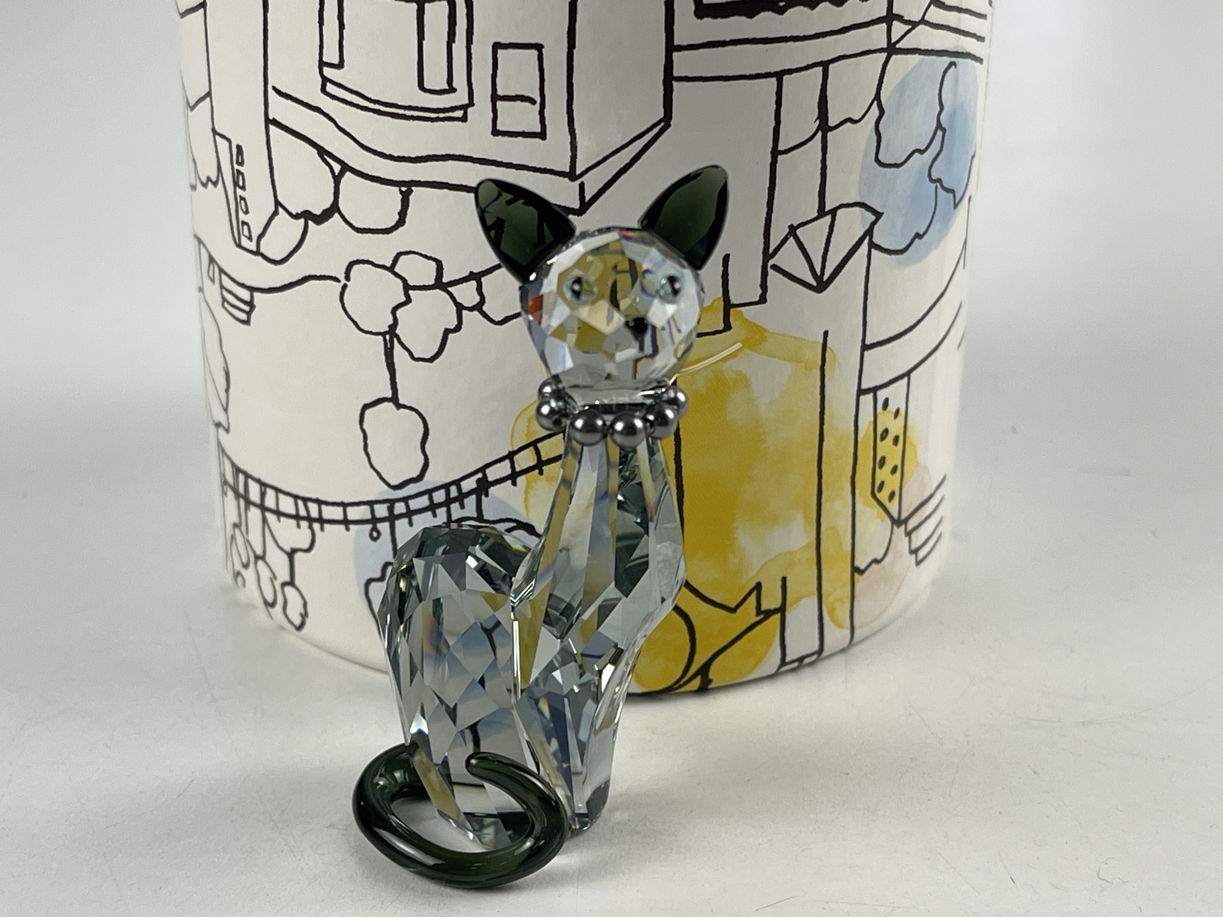 Swarovski Siamkatze 995008 House of Cats Katze Ines 6 cm. Top Zustand mit OVP Zertifikat 