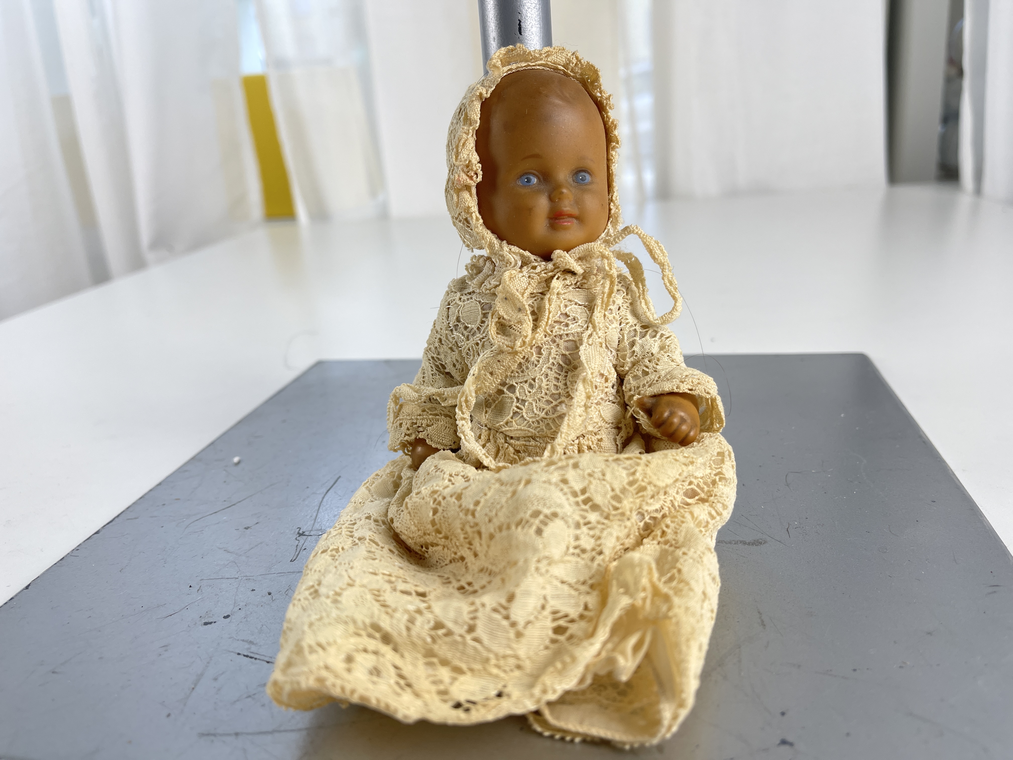  Schildkröt Puppe Schildkrötpuppe Puppe 16 cm. Zustand siehe Fotos Raucherhaushalt 