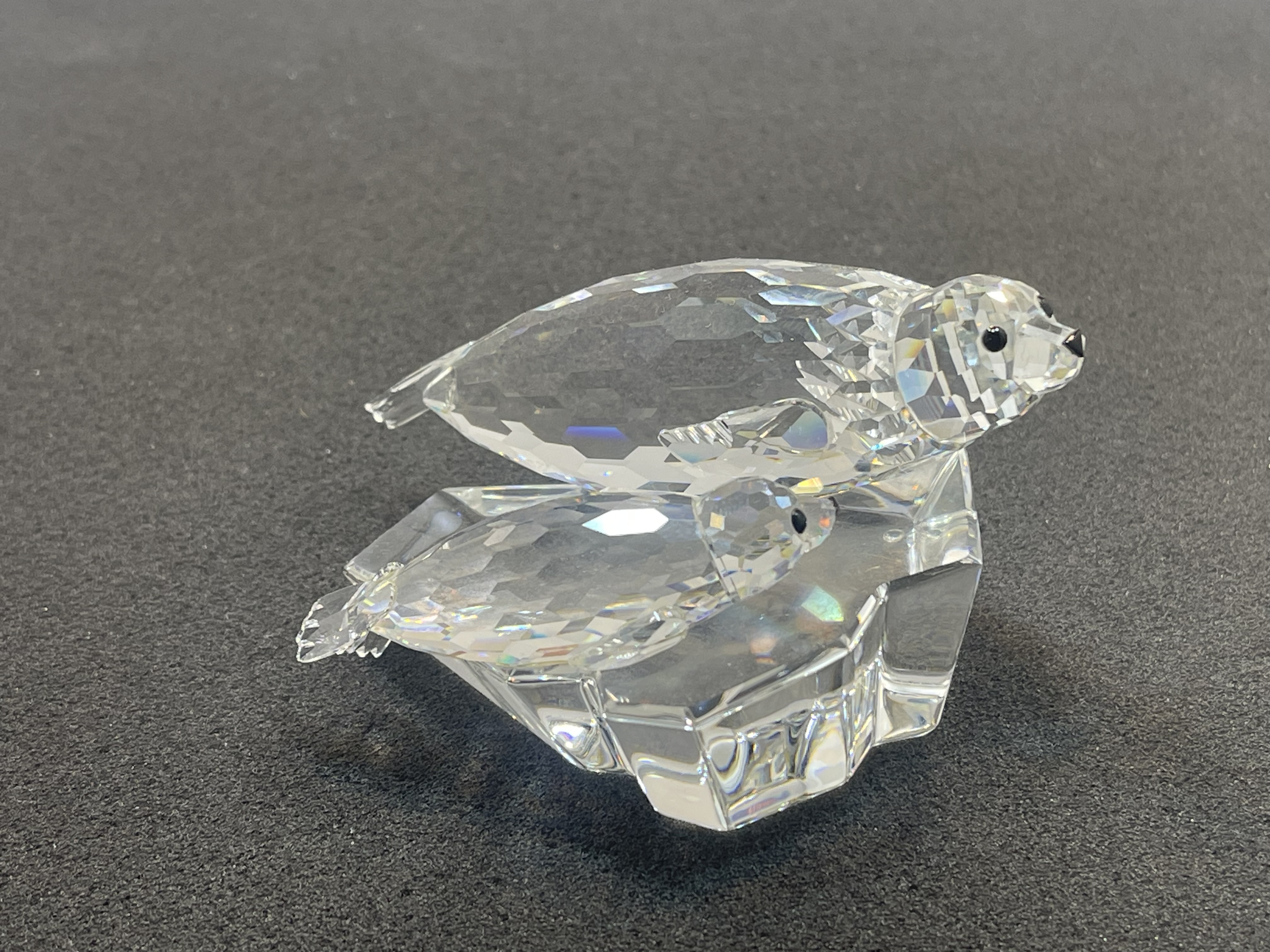  Swarovski Figur 158872 Jahresfigur Die Robben 11 cm. Top Zustand   