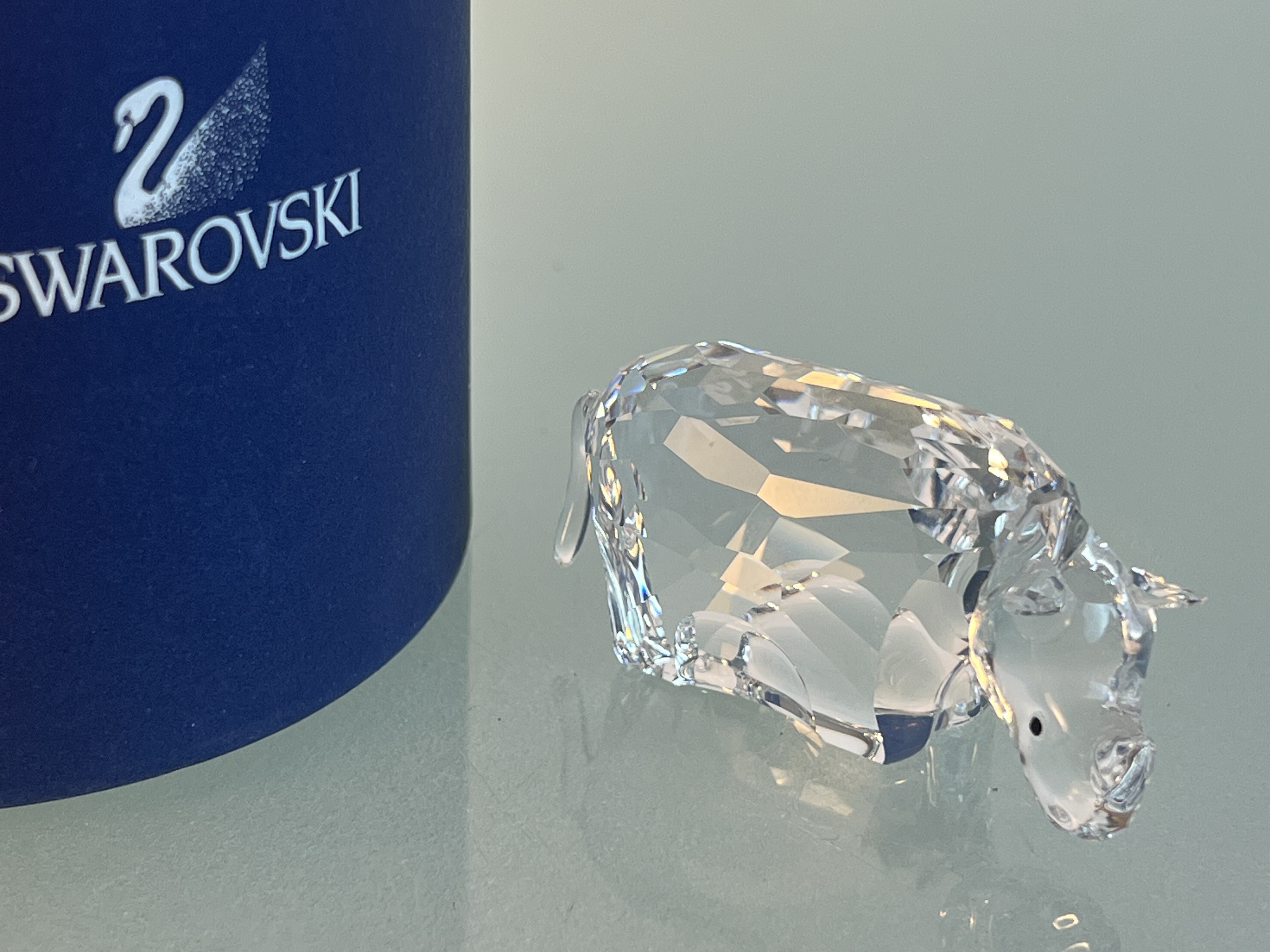  Swarovski Figur 622941 Zodiak Nashorn 6 cm. Ovp + Zertifikat. Top Zustand  