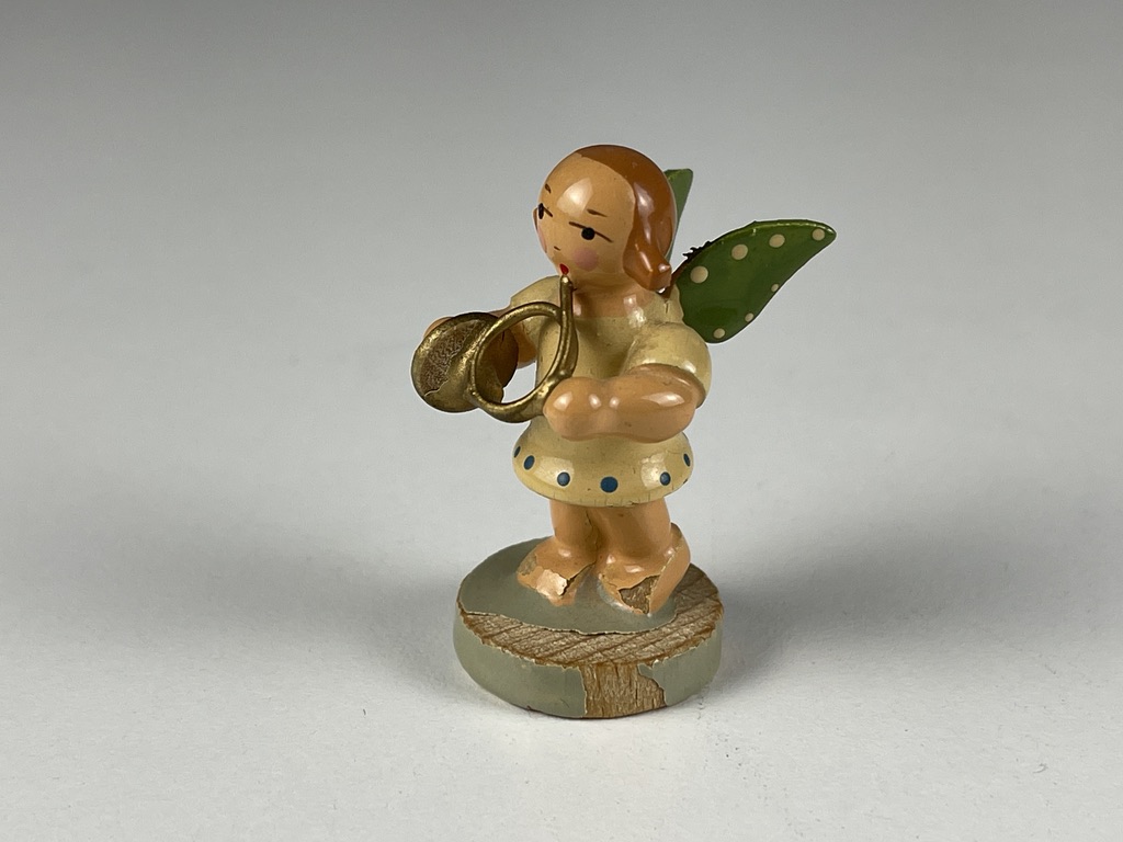 Erzgebirge Figur Engel 4,5 cm. Zustand  siehe Fotos  