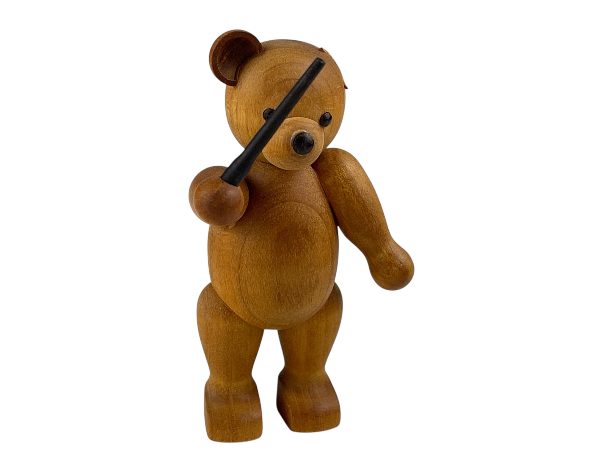 Erzgebirge Seiffener Figur Teddybär 9,5 cm. Zustand siehe Fotos