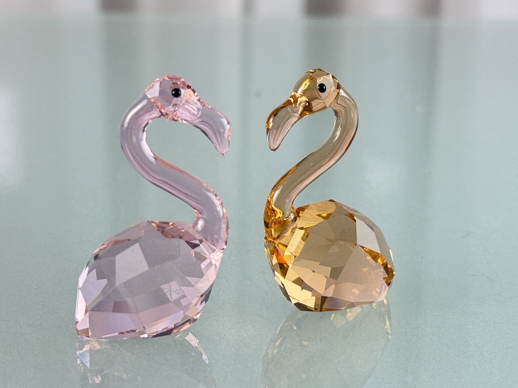 Swarovski Figur 5136525 Lovelots Flamingos Claude & Claudine 5 cm. Top Zustand
