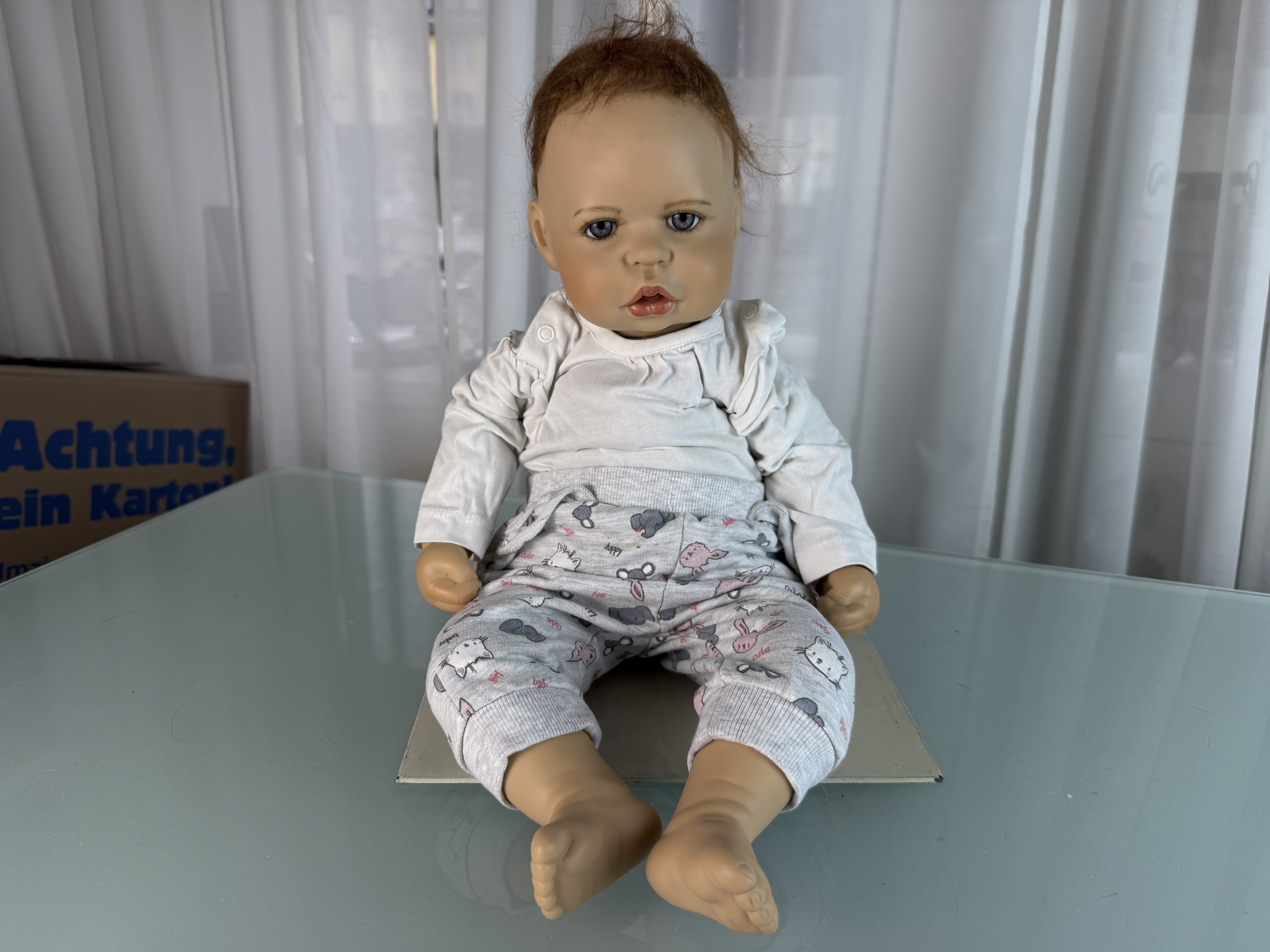 Künstlerpuppe Sammler Sigikid Vinyl Puppe 52 cm Top Zustand   