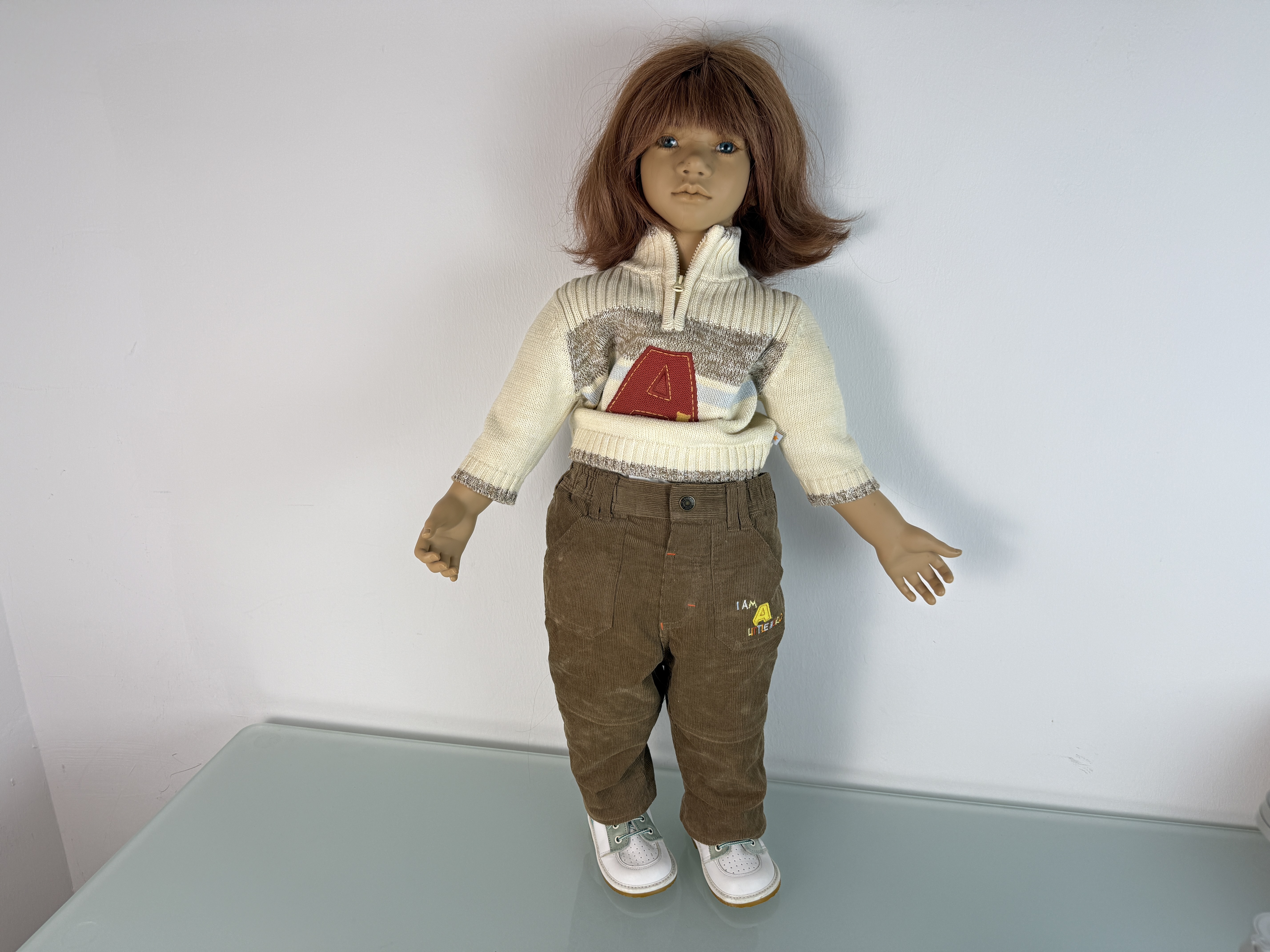 Annette Himstedt Puppe Melvin 75 cm. Top Zustand 