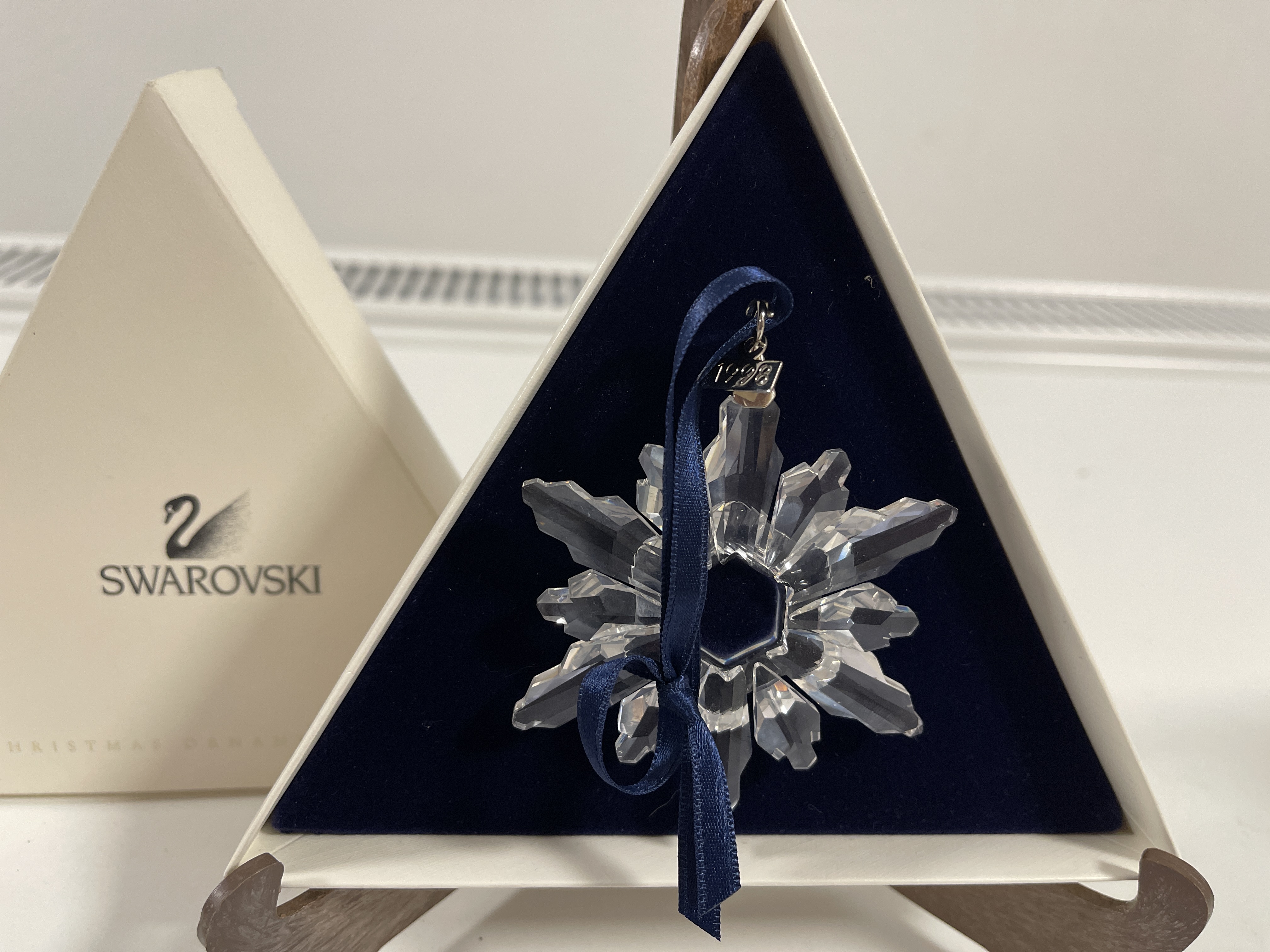 Swarovski Figur 220073 Weihnachtsstern 1998 Ornament 7,5 cm Ovp Zertifikat Top Zustand  