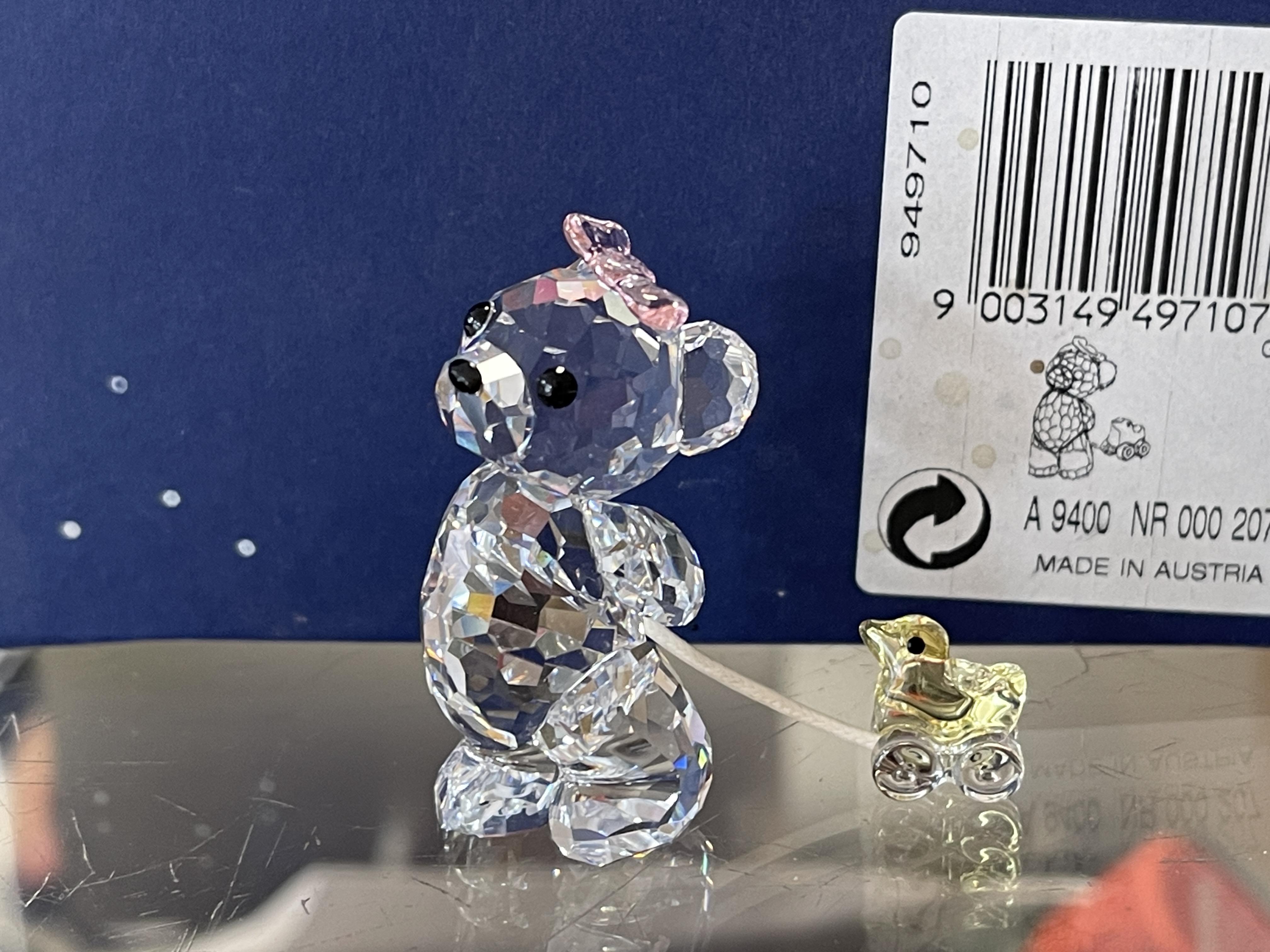 Swarovski Figur 949710 Kris Bär Es ist ein Mädchen 4,4 cm. OVP & Zertifikat. Top Zustand
