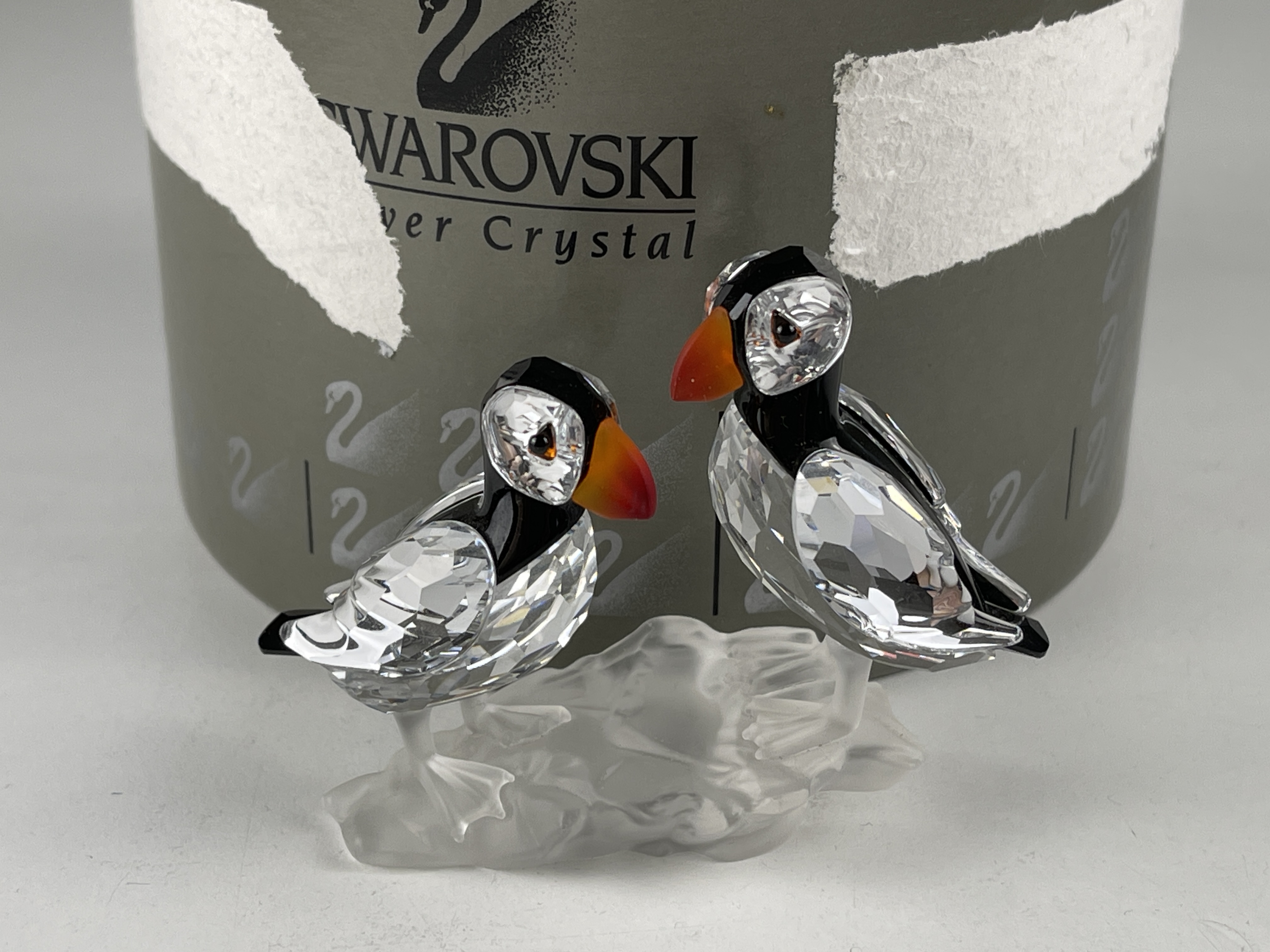  Swarovski Figur 261643 Papageientaucher 8 cm Ovp & Zertifikat. Top Zustand.  