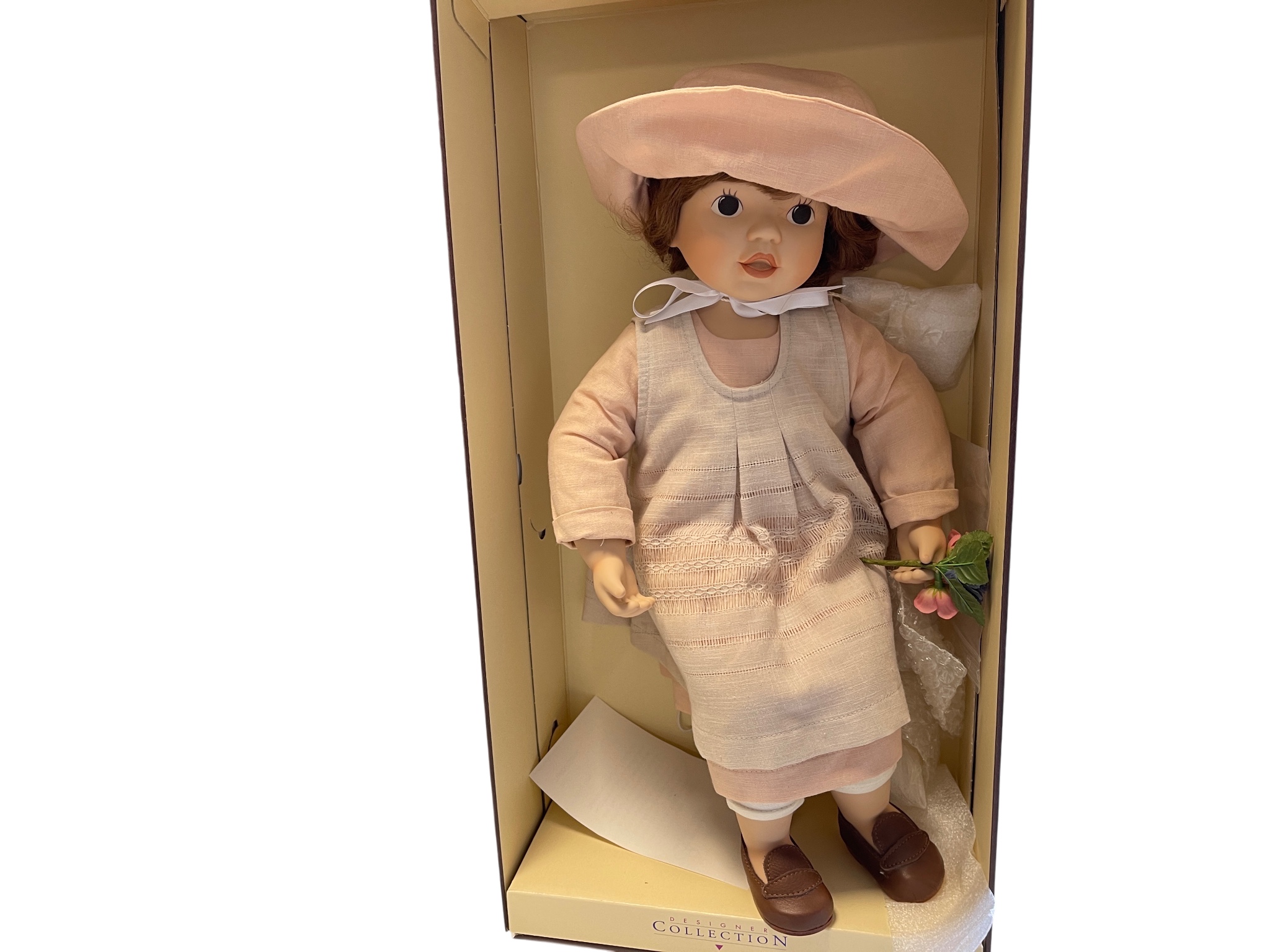 Zapf Nina & Marco Künstlerpuppe Porzellan Puppe 45 cm. Top Zustand