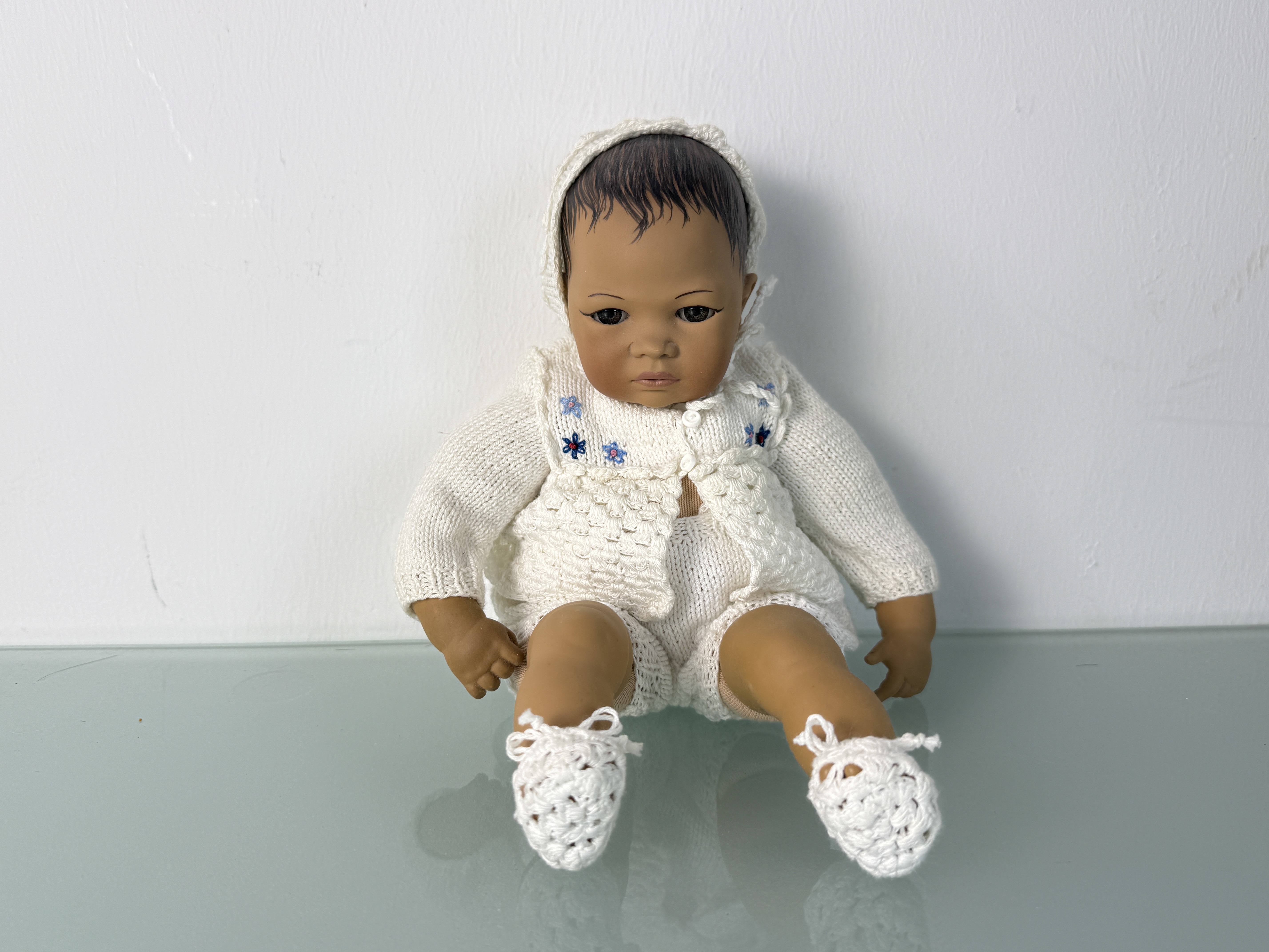 Heidi Ott Künstlerpuppe Vinyl Puppe 31 cm. Top Zustand       