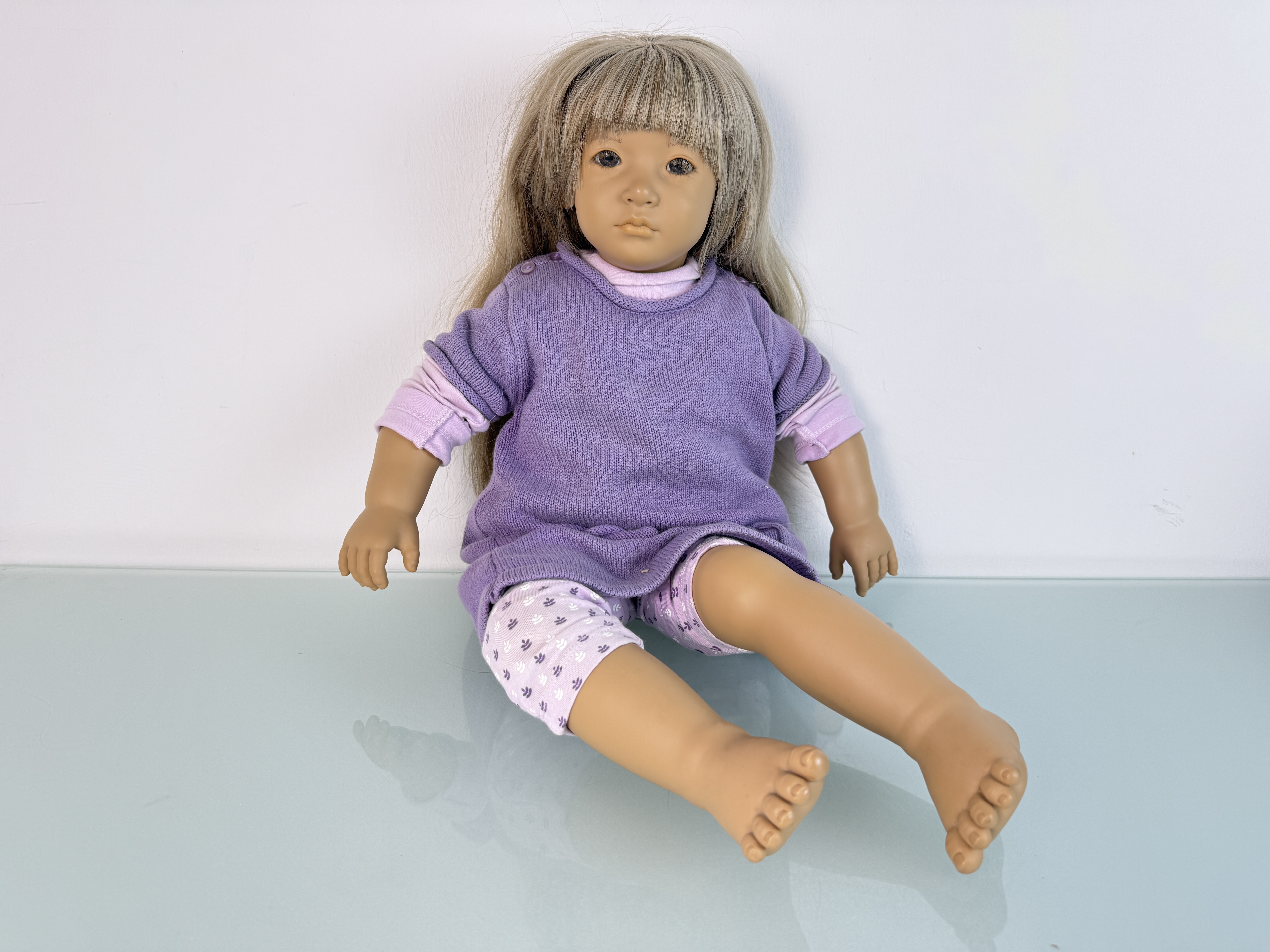 Annette Himstedt Puppe Künstlerpuppe Neblina 65 cm Top Zustand. 