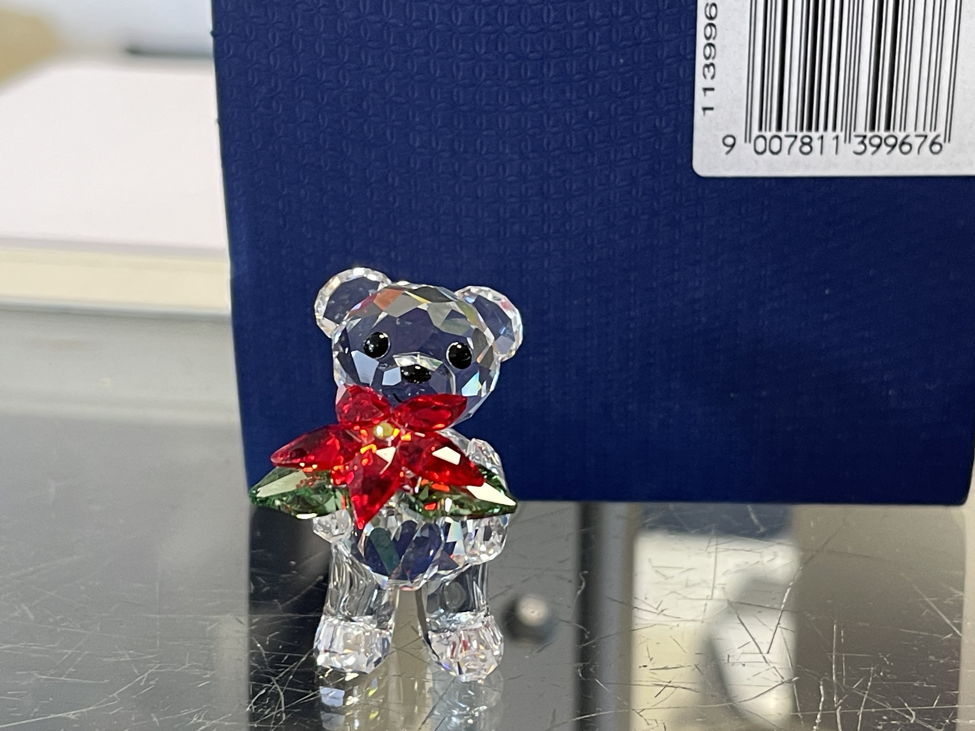 Swarovski Figur 1139967 Kris Bär 2012 Weihnachten 4 cm mit OVP & Zertifikat. Top Zustand 