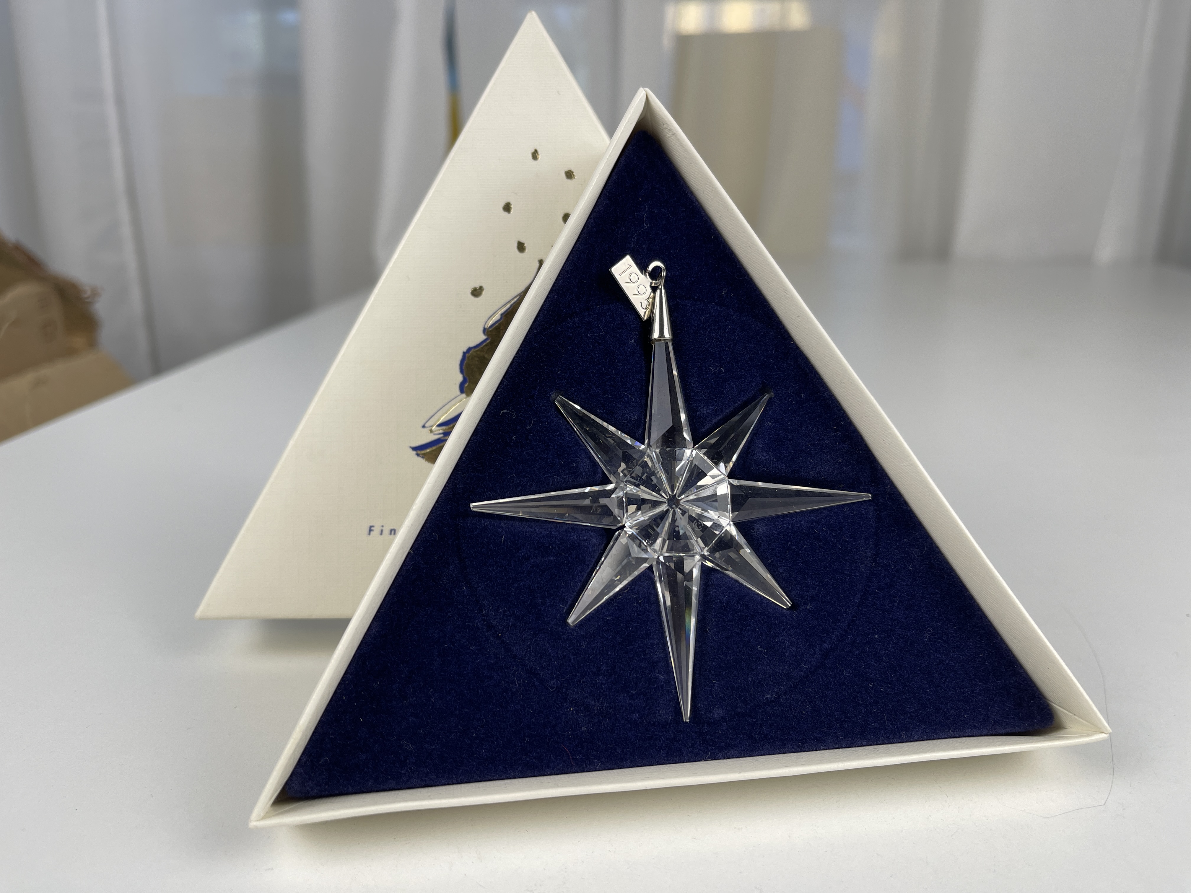  Swarovski Figur 191637 Weihnachtsstern 1995 Groß 8 cm. Kiste - Top Zustand  