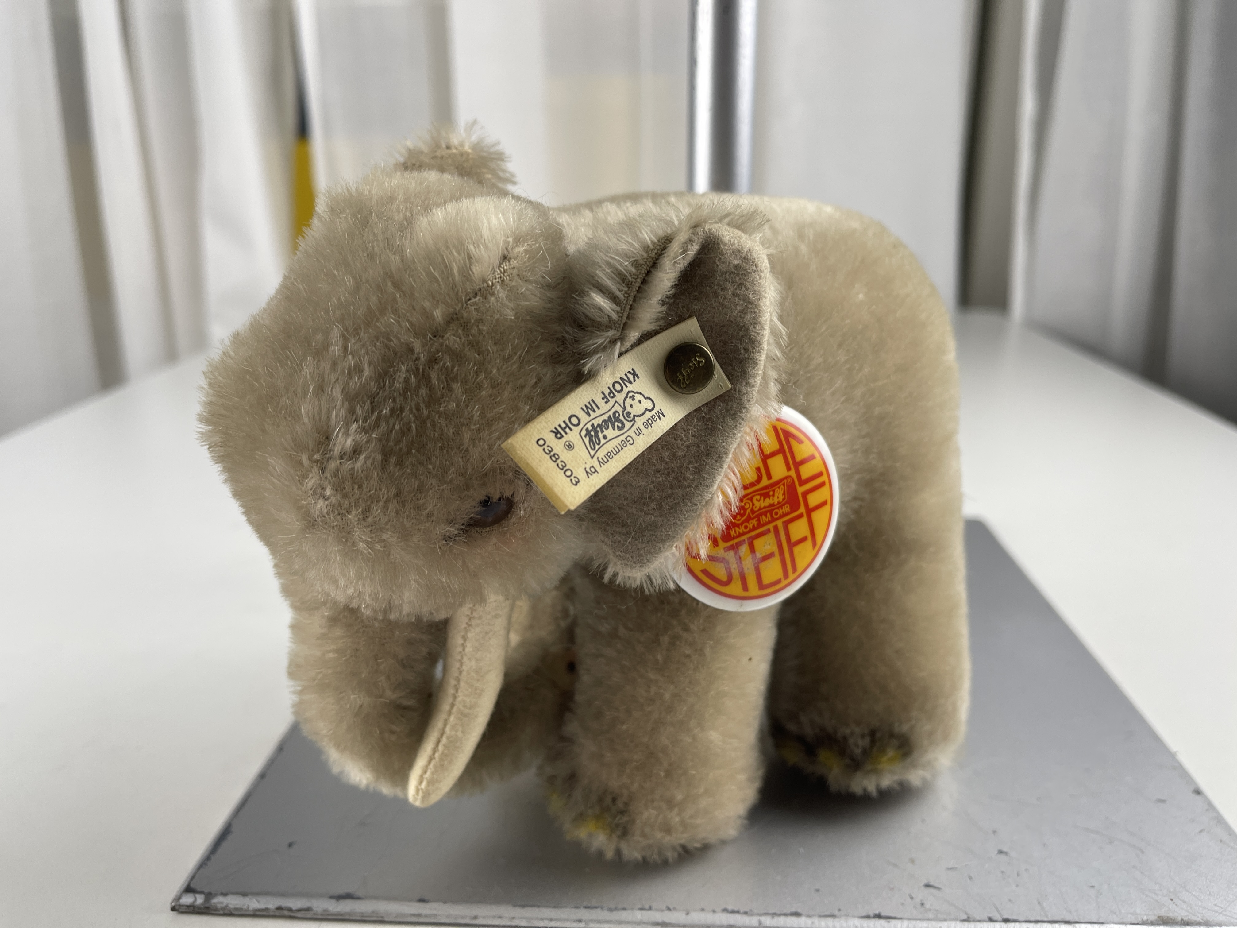 Steiff Tier 038303 Elefant der Steiff Arche 15 cm - Top Zustand 