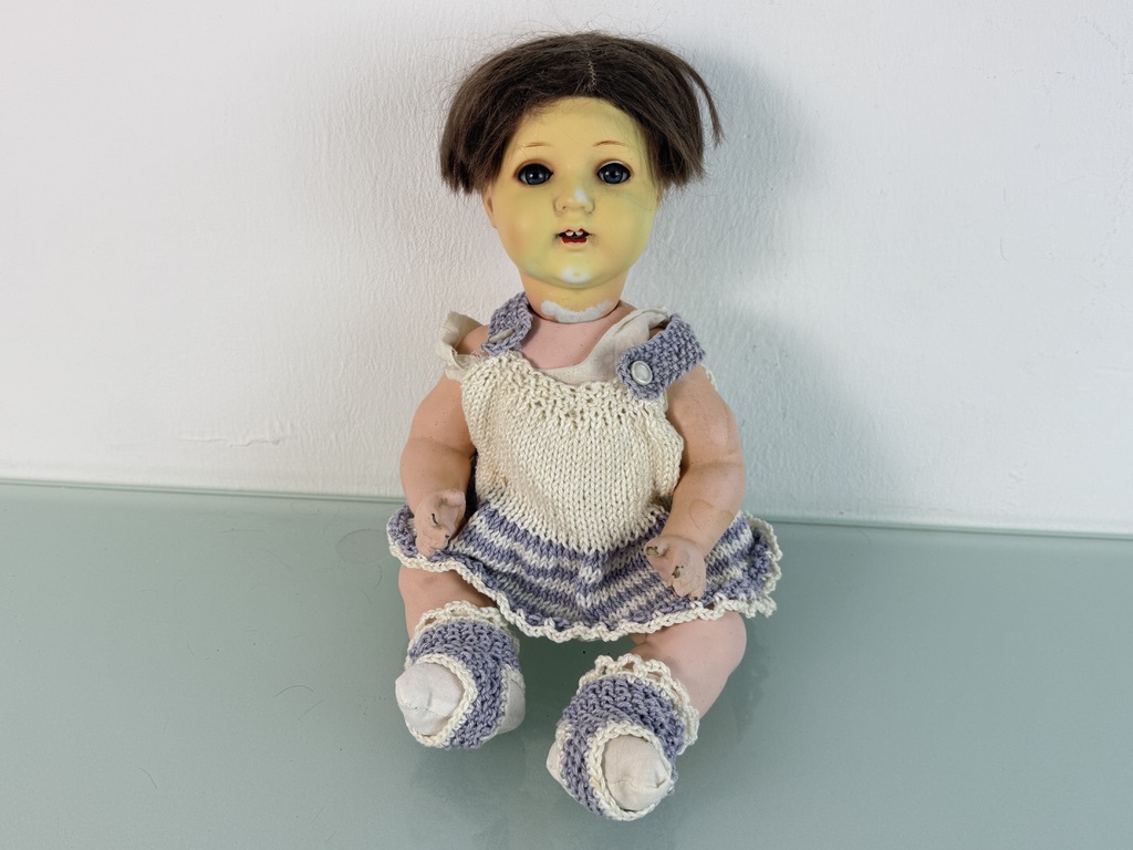 Künstlerpuppe Armand Marseille Alte Puppe 33 cm Zustand Siehe Fotos      