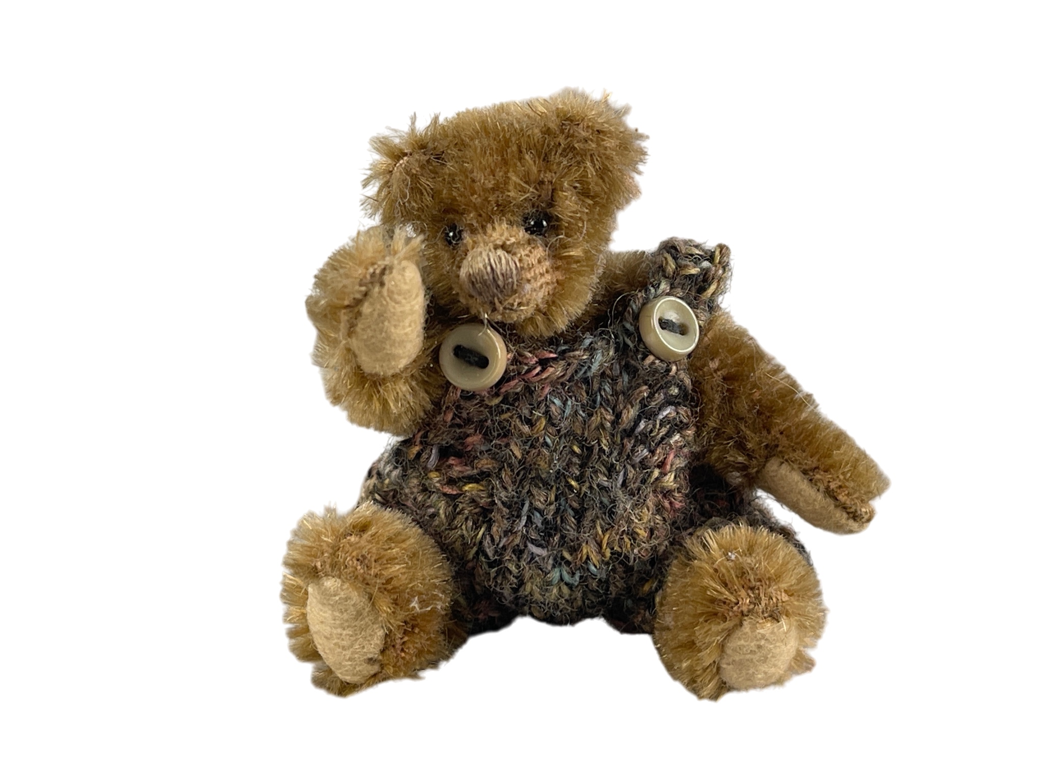 Sammler Stofftier Teddybär 7 cm. Top Zustand 