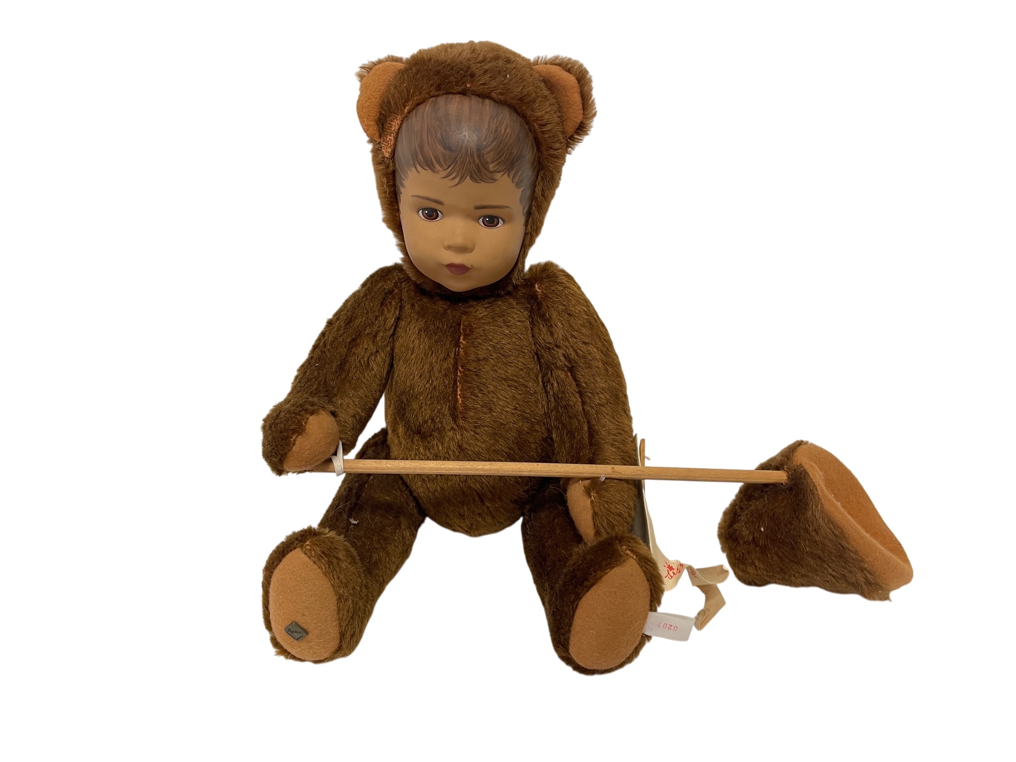 Sigikid Künstlerpuppe Vinyl Puppe 45 cm. Top Zustand   