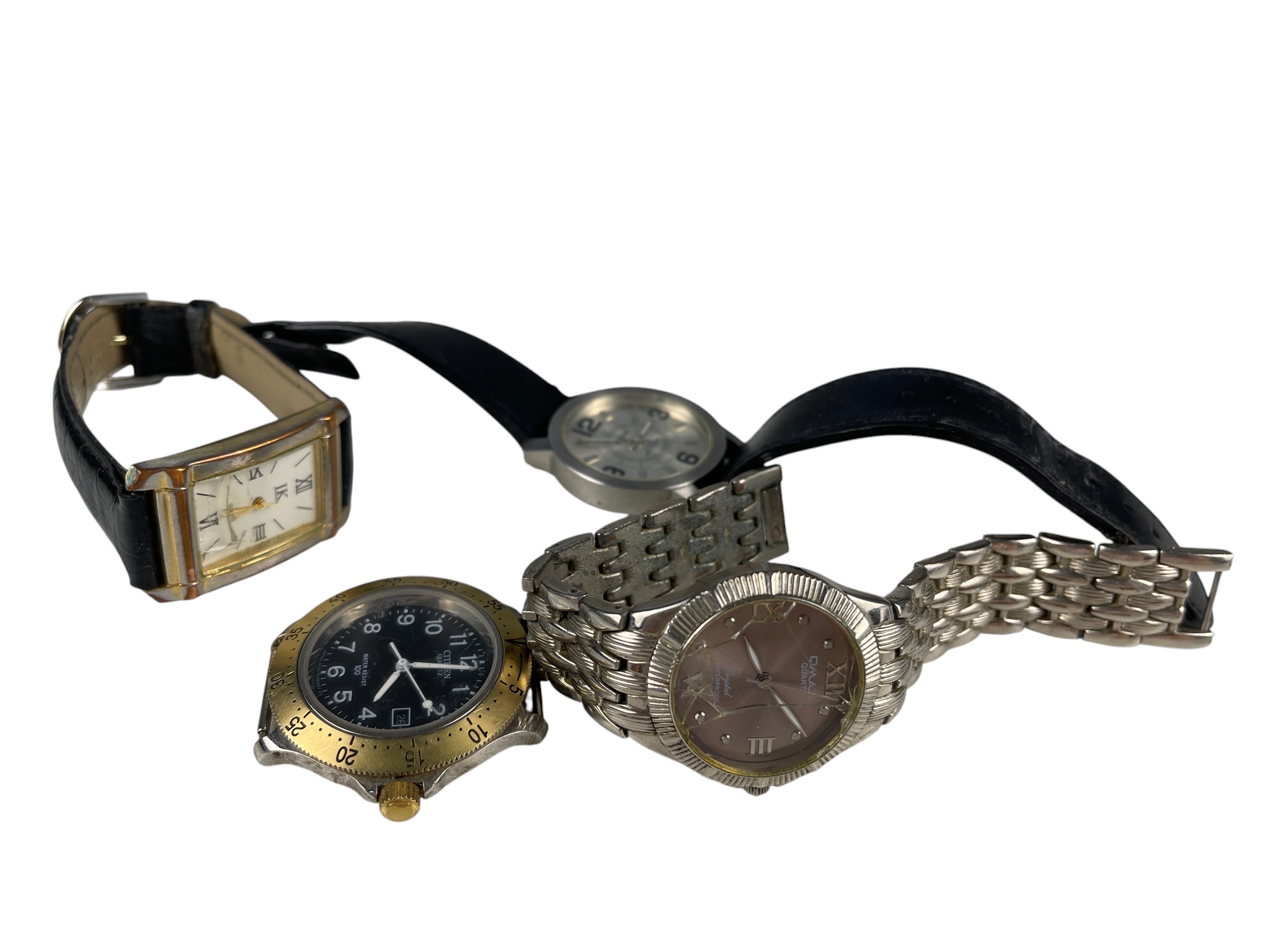 Armbanduhr Quartz Konvolut Defekte Uhren - Zustand siehe Fotos 