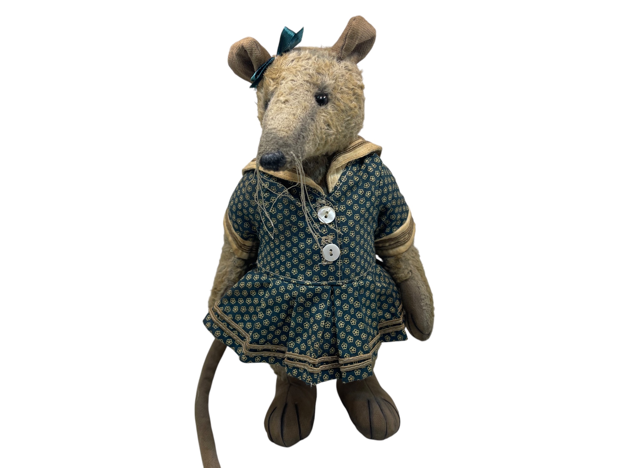 Künstler Stofftier Tonni Bears Maus 26 cm. - Top Zustand.   