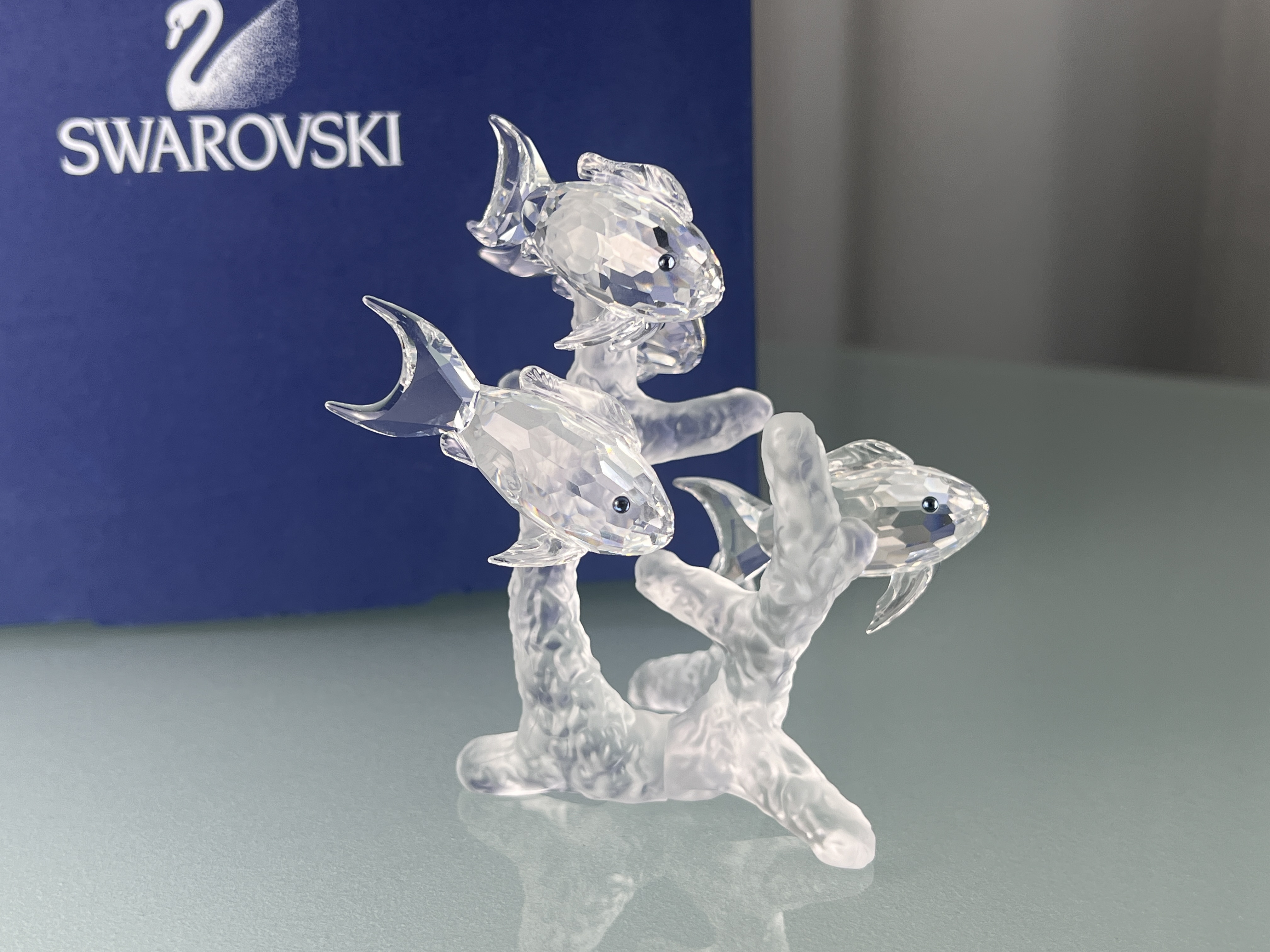 Swarovski Figur 666355 Großer Fischschwarm 10 cm, Inkl. OVP und Zertifikat  