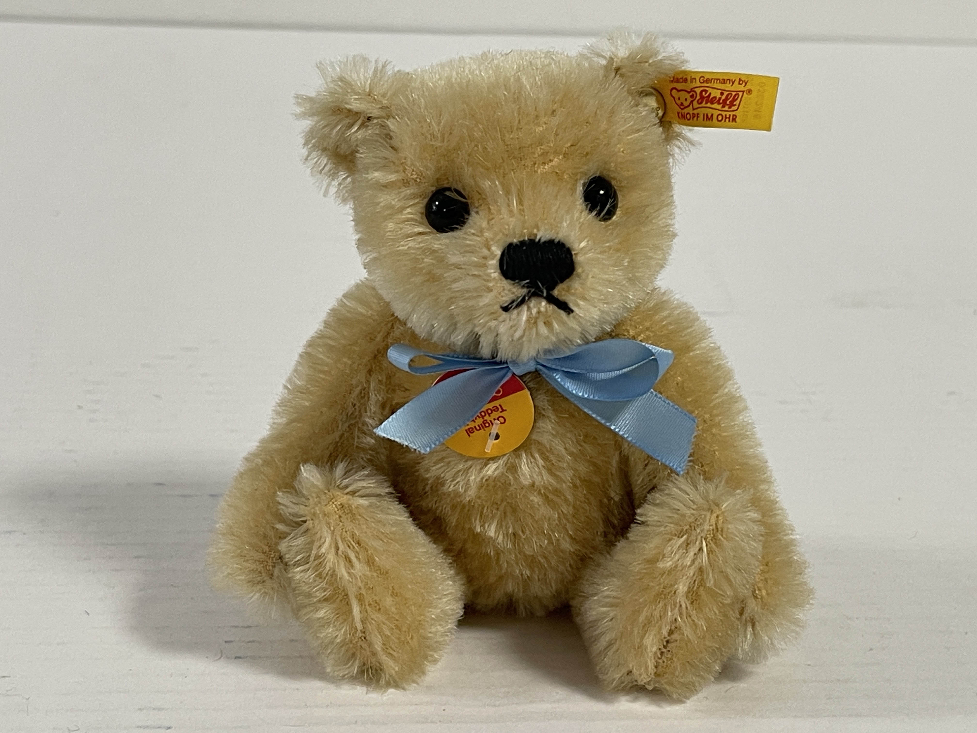 Steiff Tier 030246 Teddy Bär 16 cm. Top Zustand  