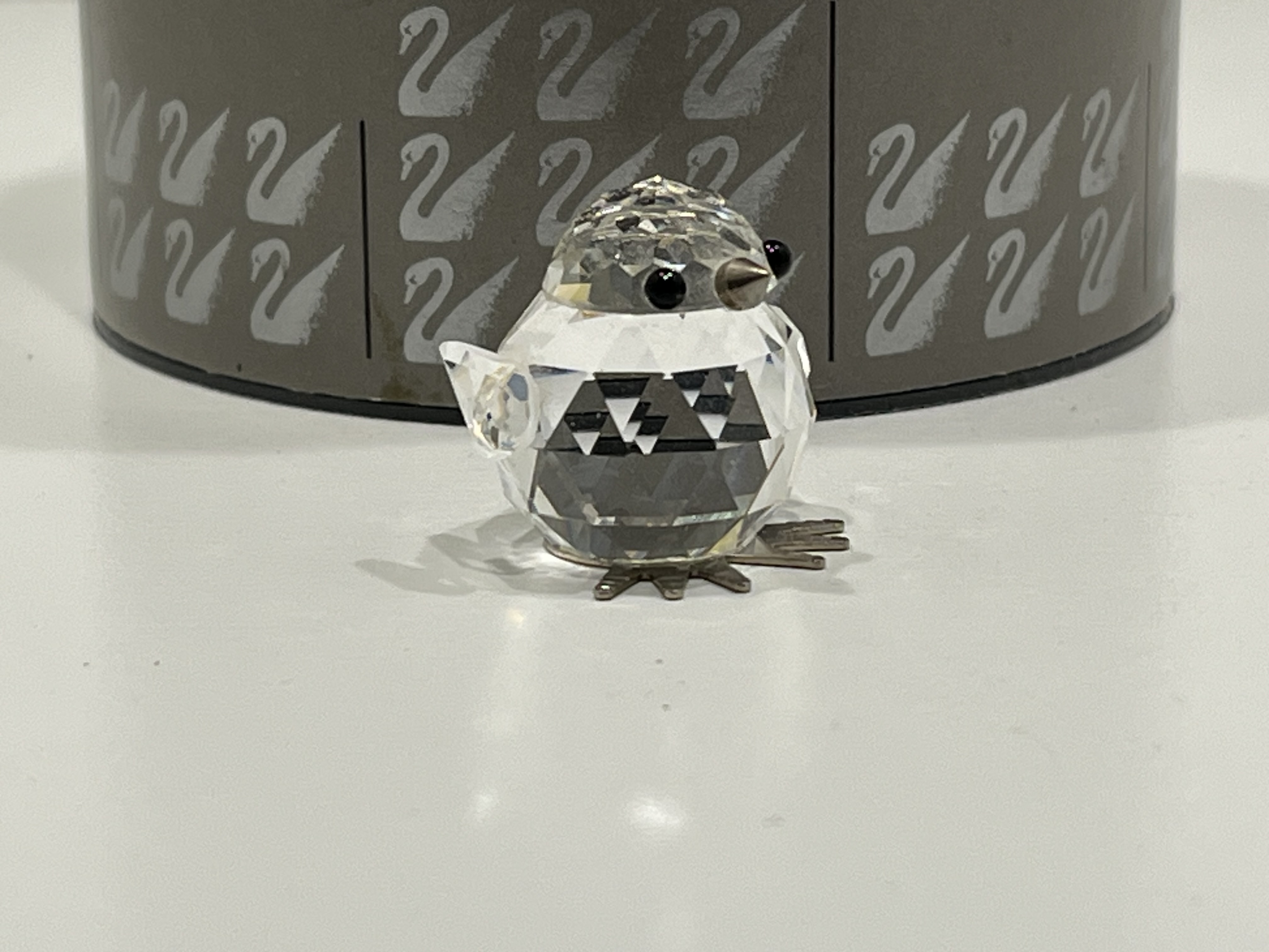  Swarovski Figur Kristall 010017 Spatz 3 cm. Ovp & Zertifikat + Top Zustand. 