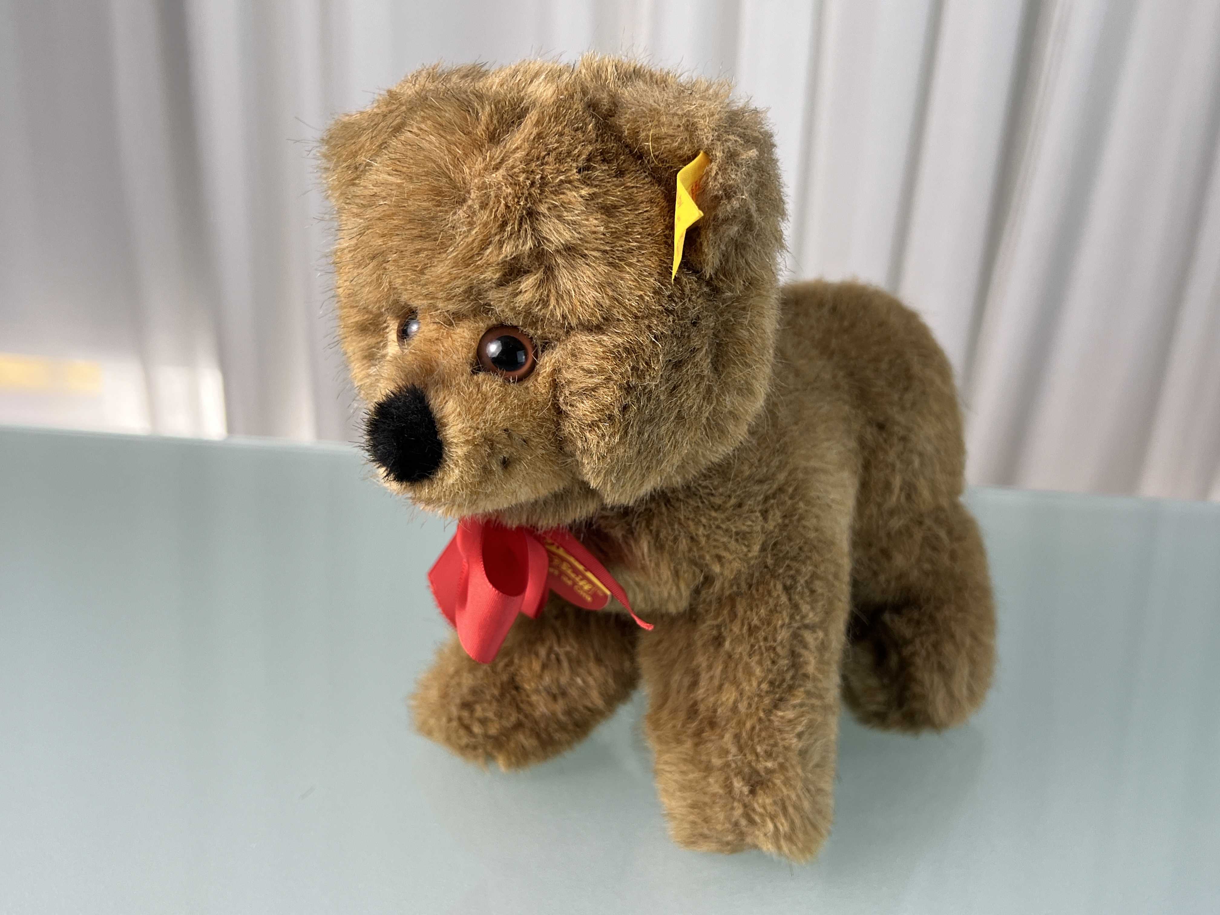 Steiff Tier 081255 Teddybär 19 x 22 cm. Top Zustand 