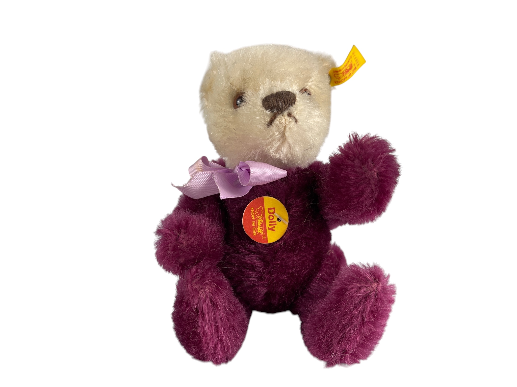 Steiff Tier 030772 Teddy Bär Dolly 14 cm. Top Zustand  
