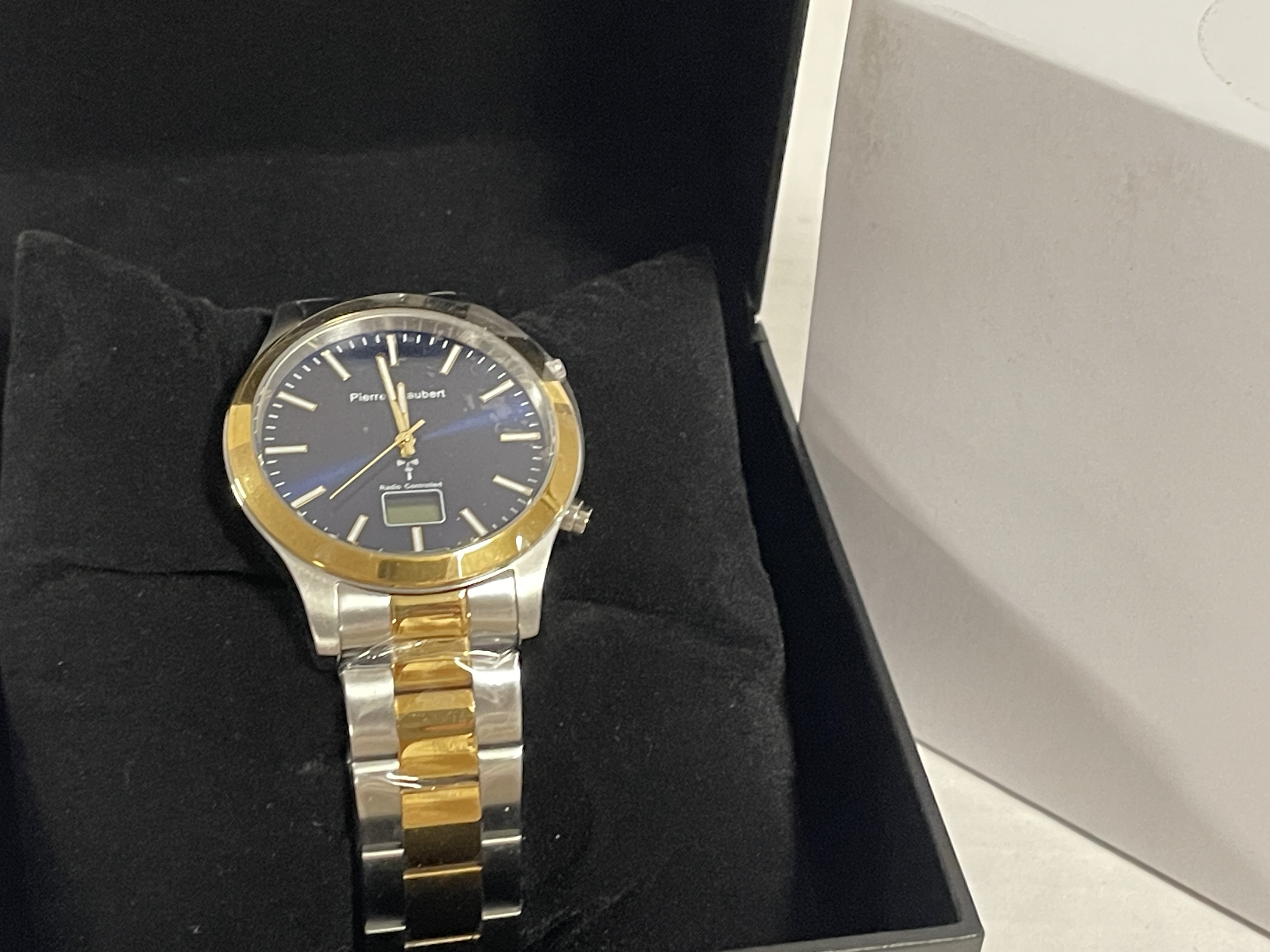 Pierre Chaubert Herren Armbanduhr Funkuhr - Top Zustand   