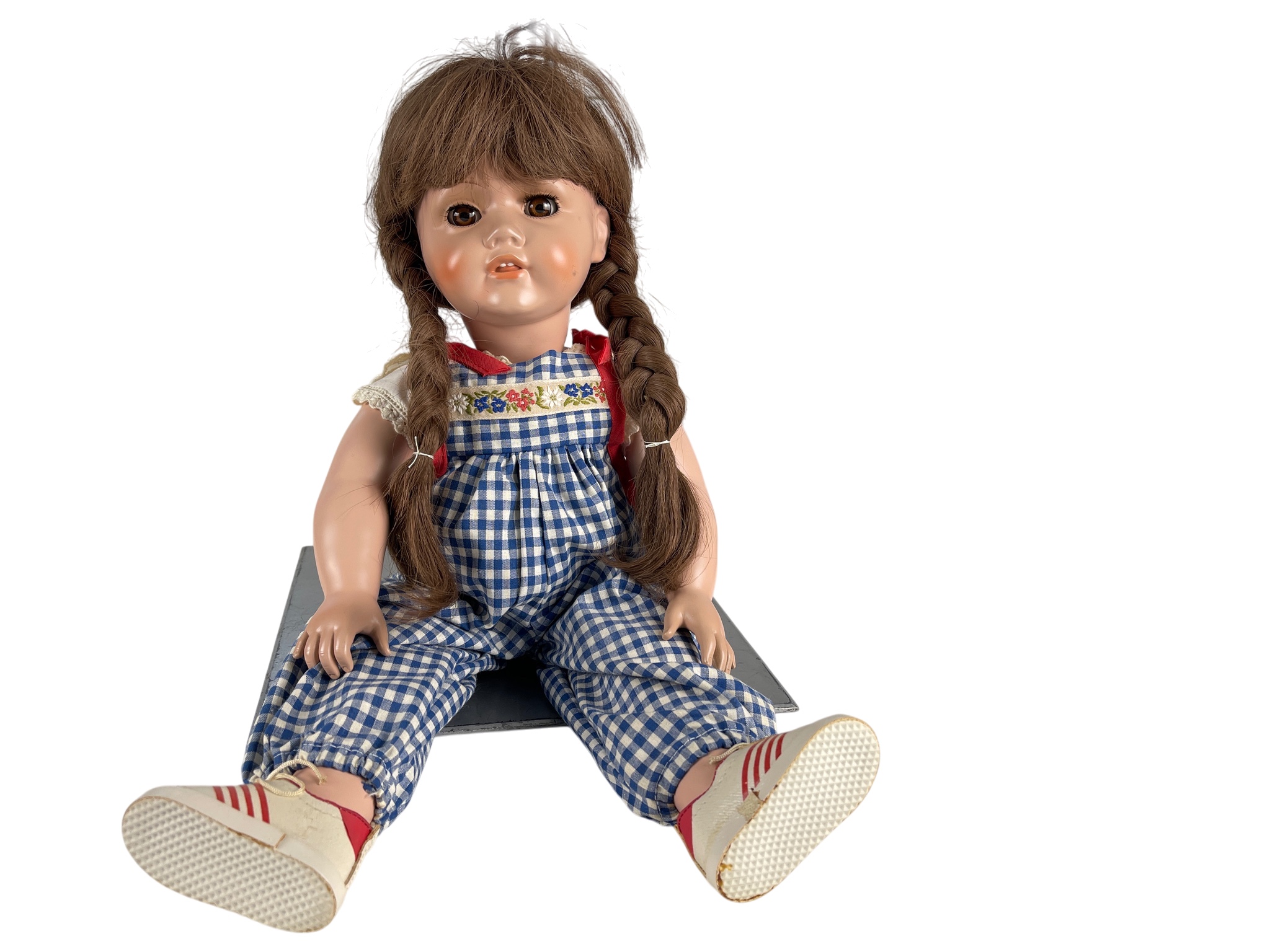 Alte Sammler Puppe Wernicke Vinyl 45 cm Zustand Siehe Fotos.  