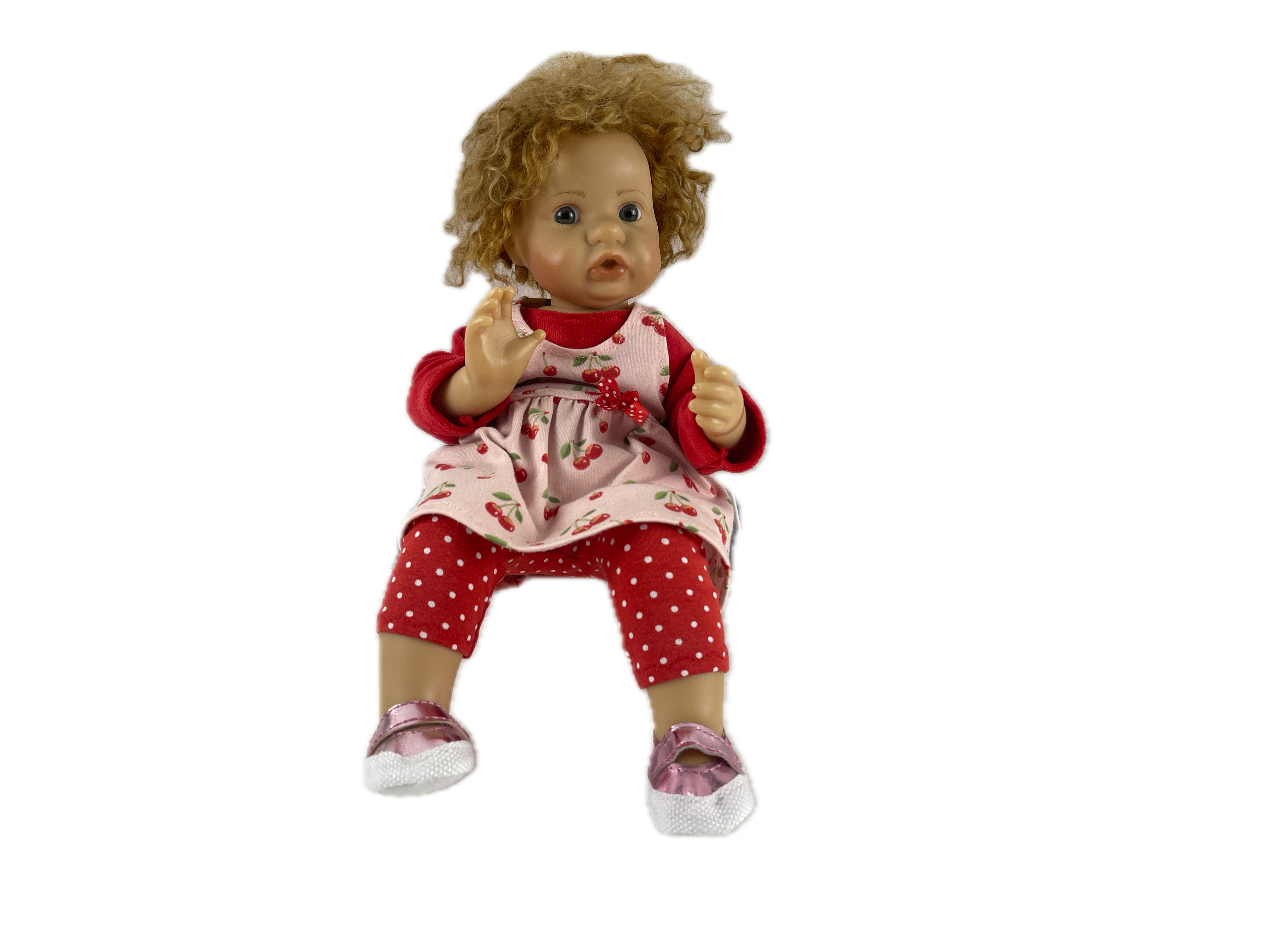 Künstlerpuppe Puppe Vinyl Puppe 32 cm. Top Zustand 
