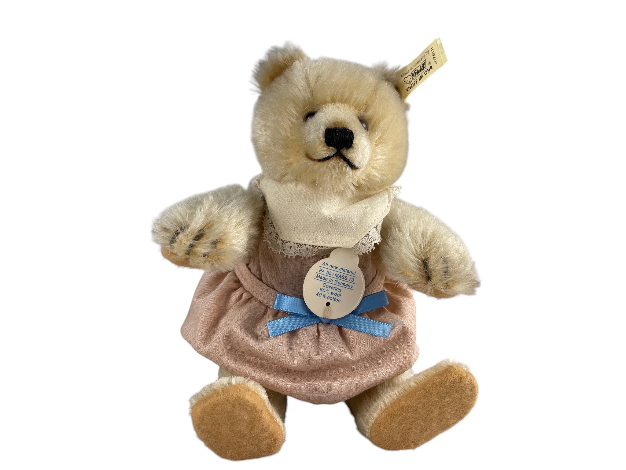 Steiff Tier 407512 Baby Maid Teddy Bär 25 cm. Top Zustand  